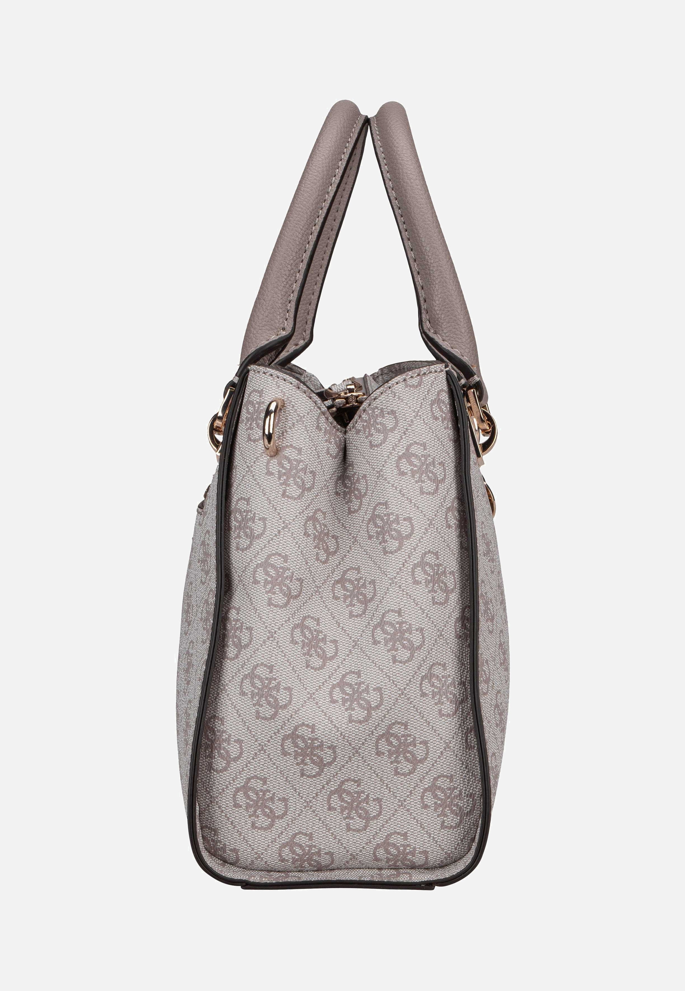 Guess - Noelle II Luxury SAT Logo 72070 Dark Taupe - Handle Bag | Women-Image
