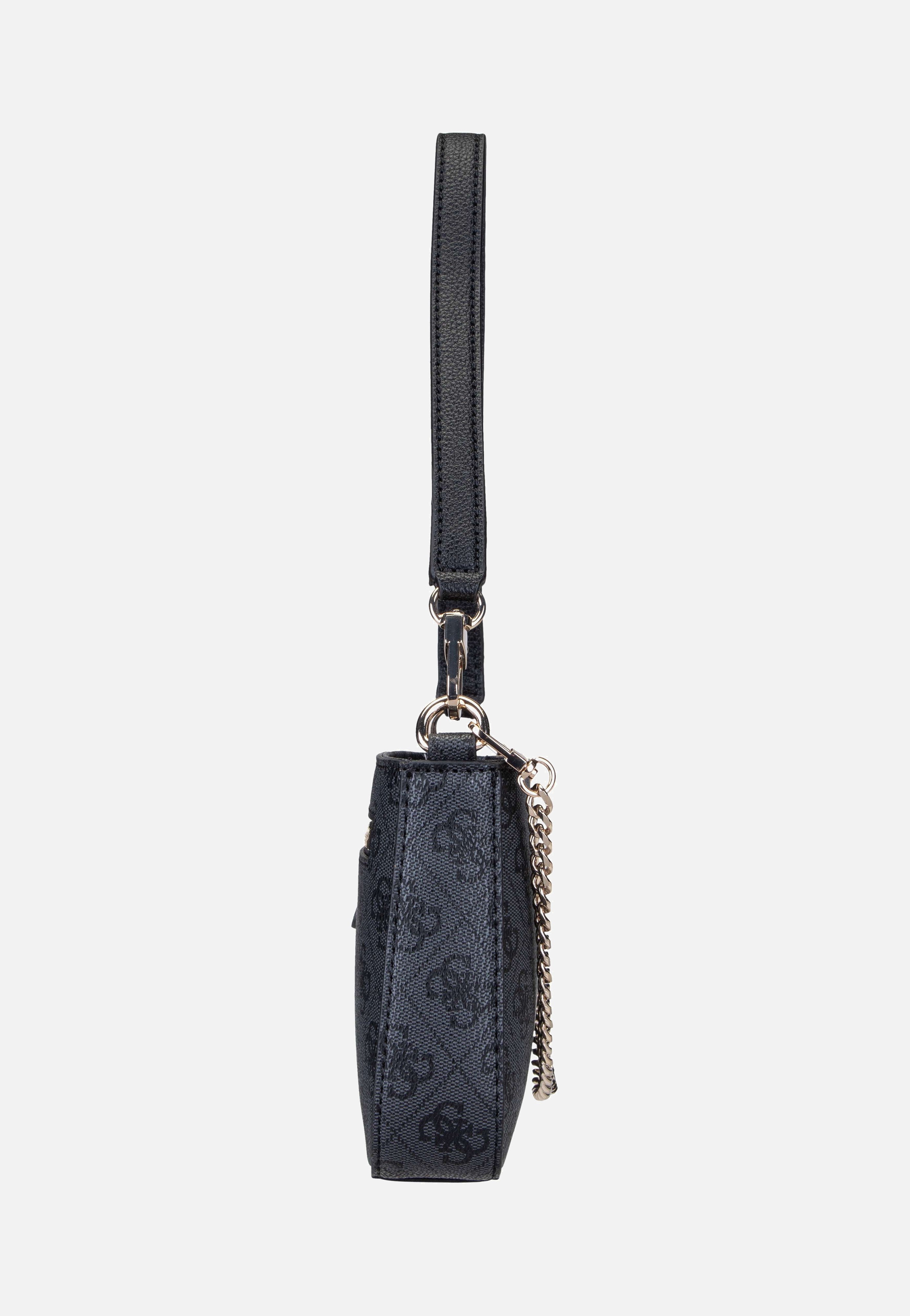 Guess - Noelle II Mini Top Zip SHB 72720 Logo Coal - Shoulder Bag | Women-Image