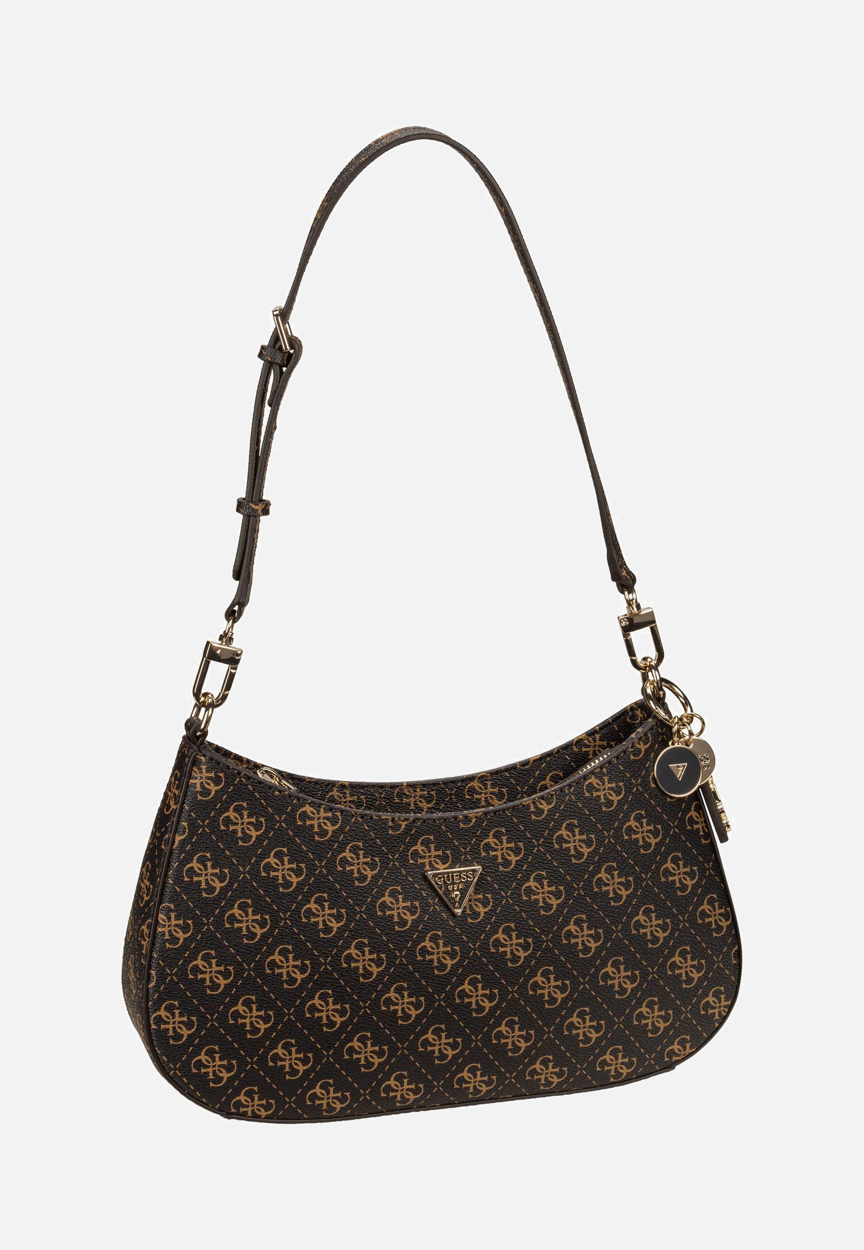 Guess - Noelle II Top Zip SHB 72180 Logo Brown - Evening Bag | Women-Image