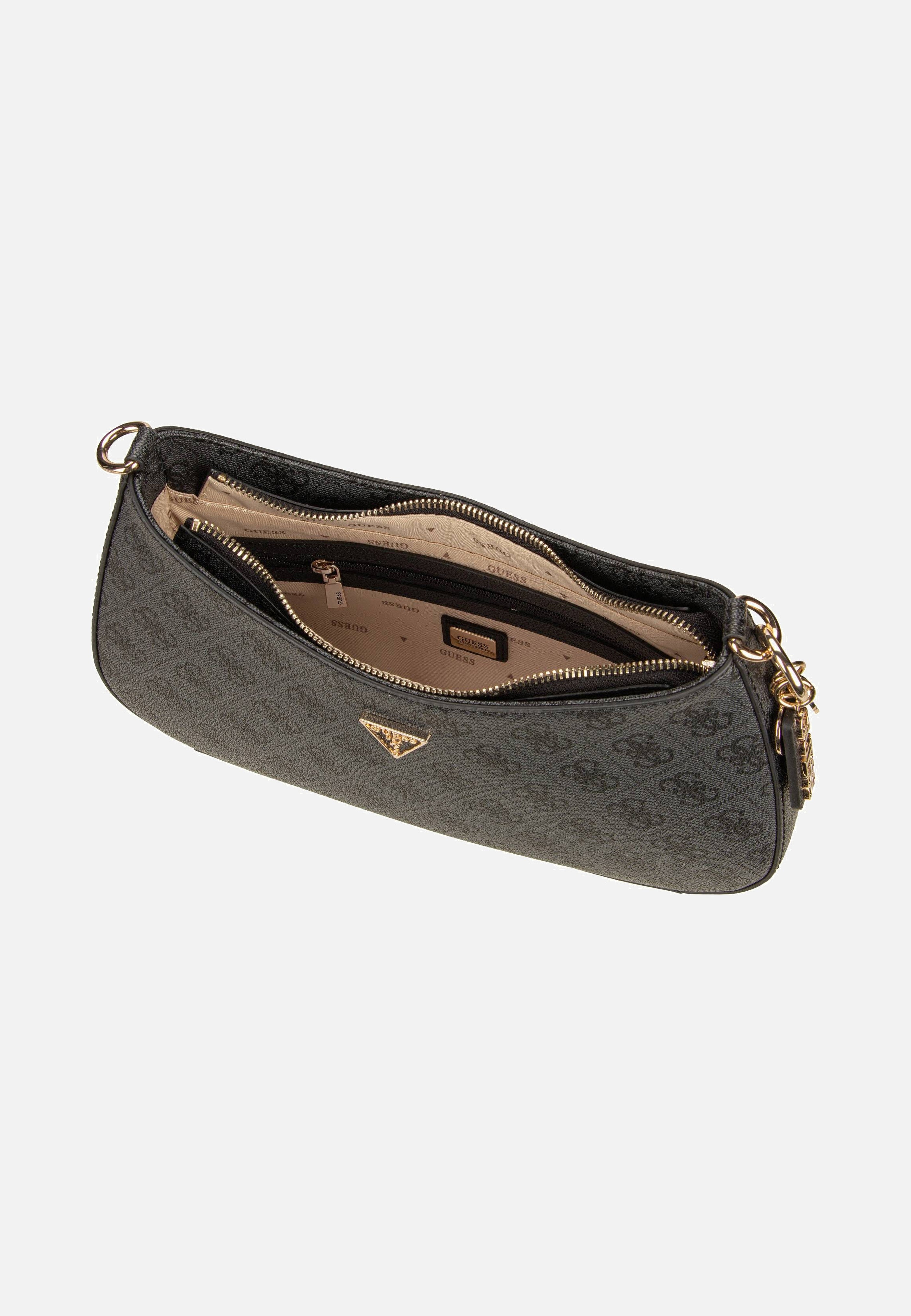 Guess - Noelle II Top Zip SHB 72180 Logo Coal - Evening Bag | Women-Image