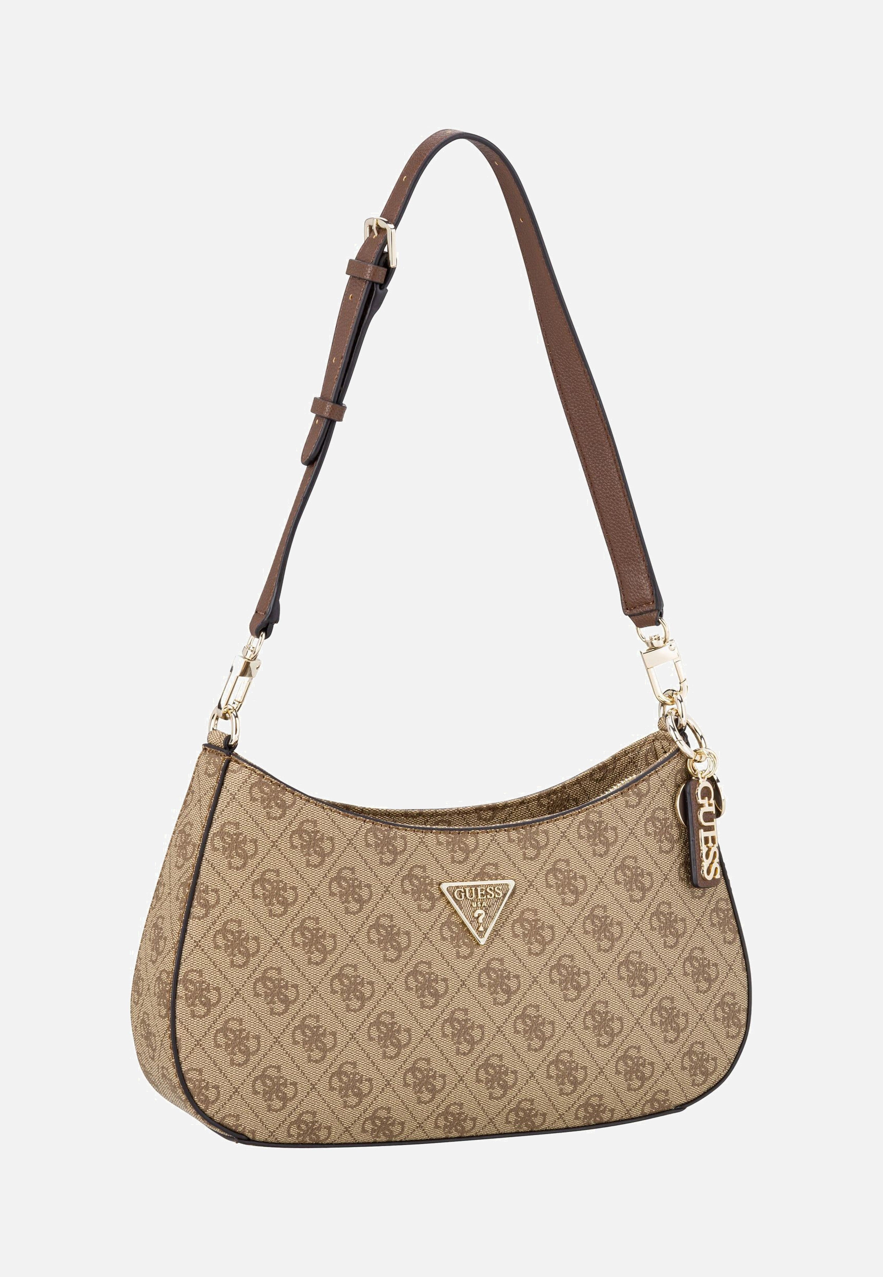 Guess - Noelle II Top Zip SHB 72180 Logo Latte/Brown - Evening Bag | Women-Image