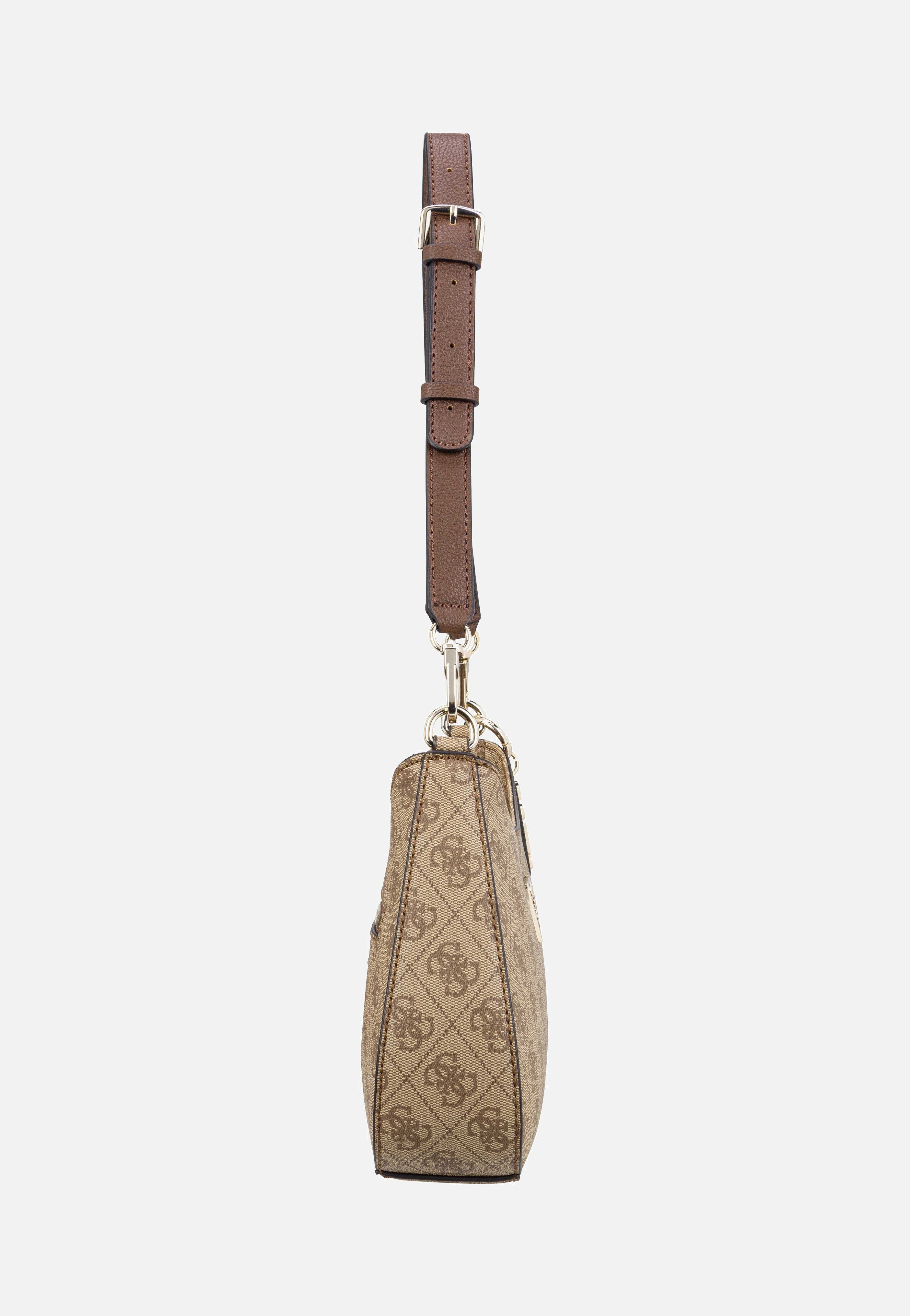 Guess - Noelle II Top Zip SHB 72180 Logo Latte/Brown - Evening Bag | Women-Image
