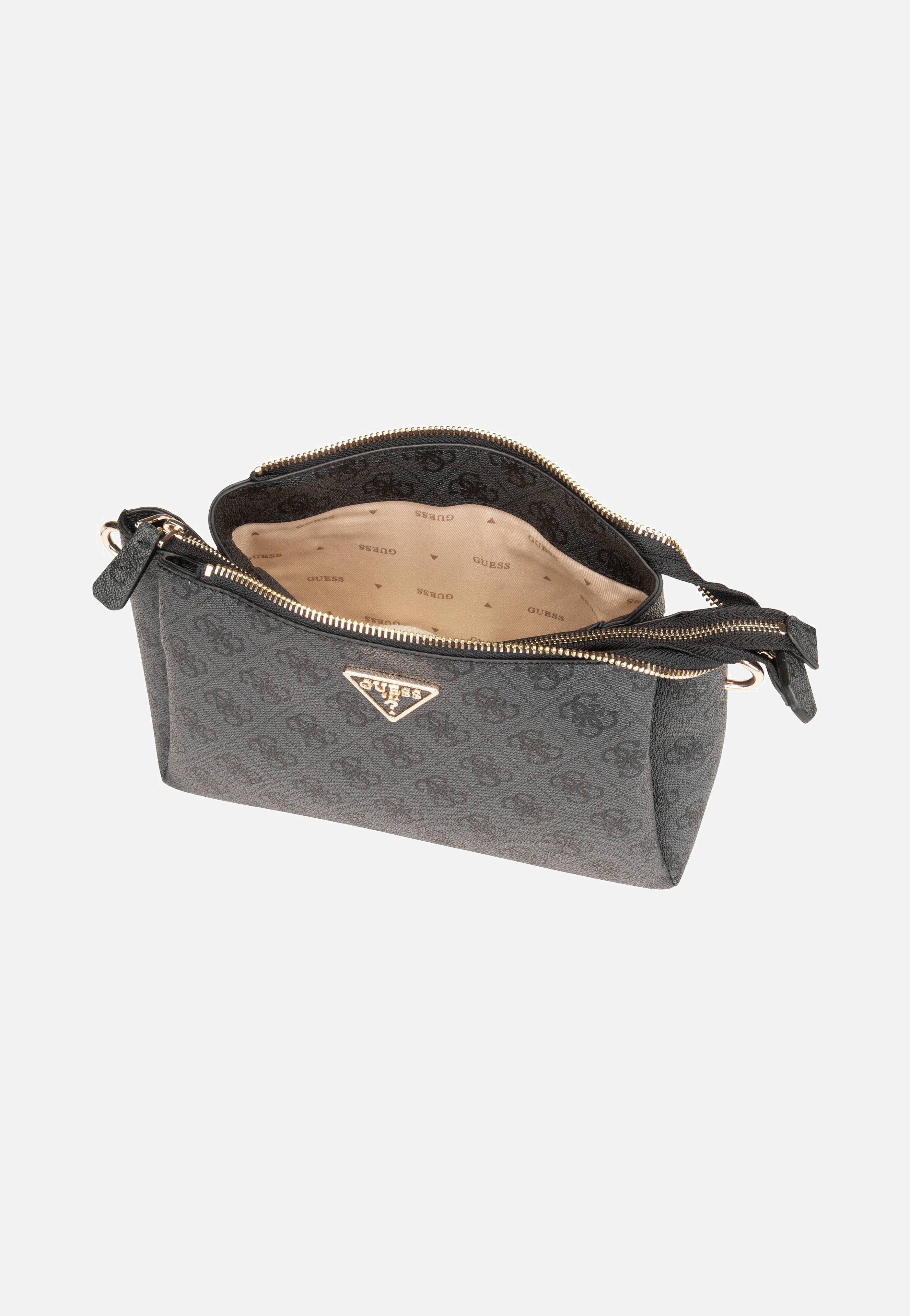 Guess - Noelle II Tri Comp CB 72120 Logo Coal - Crossbody Bag | Women-Image