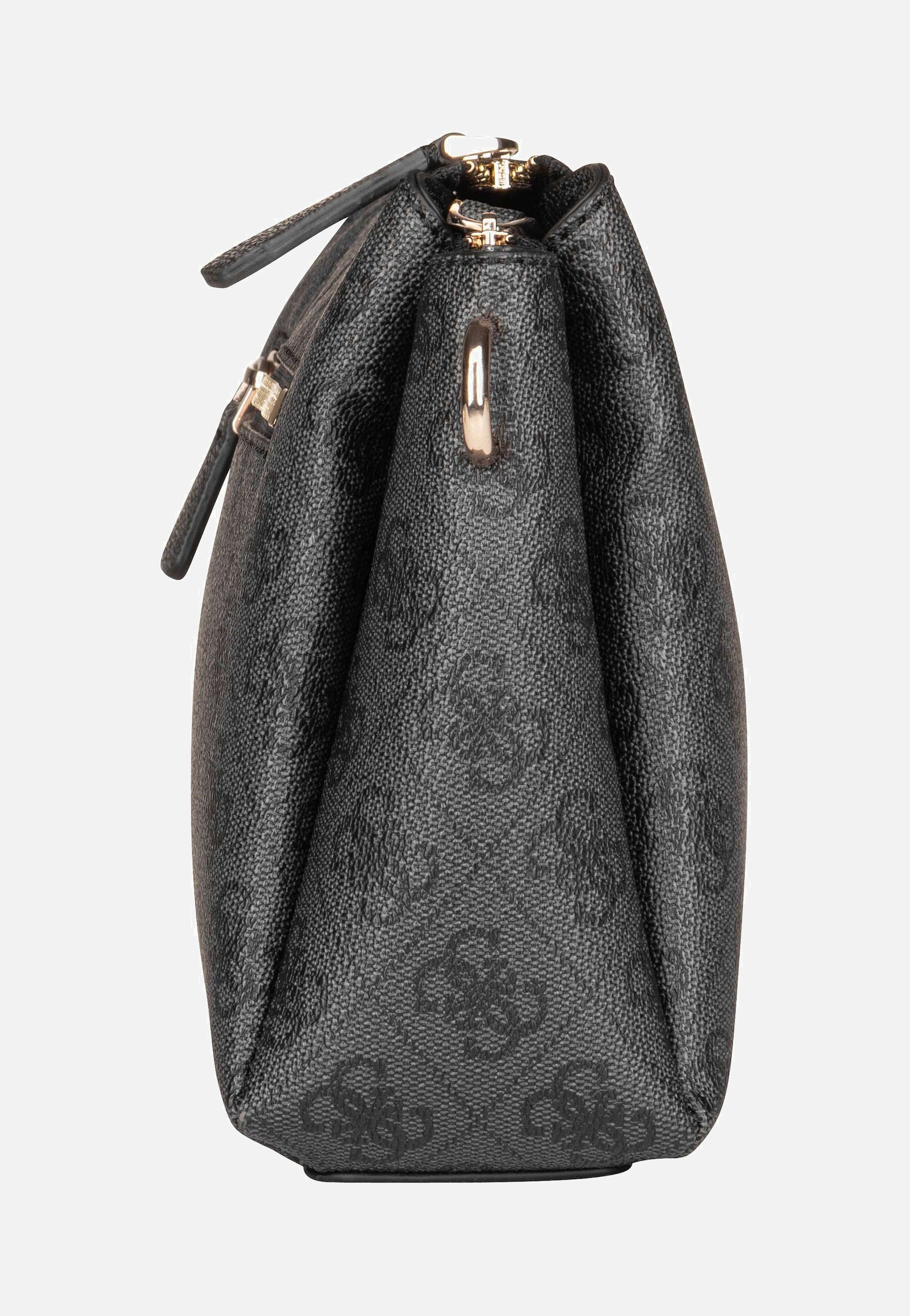 Guess - Noelle II Tri Comp CB 72120 Logo Coal - Crossbody Bag | Women-Image