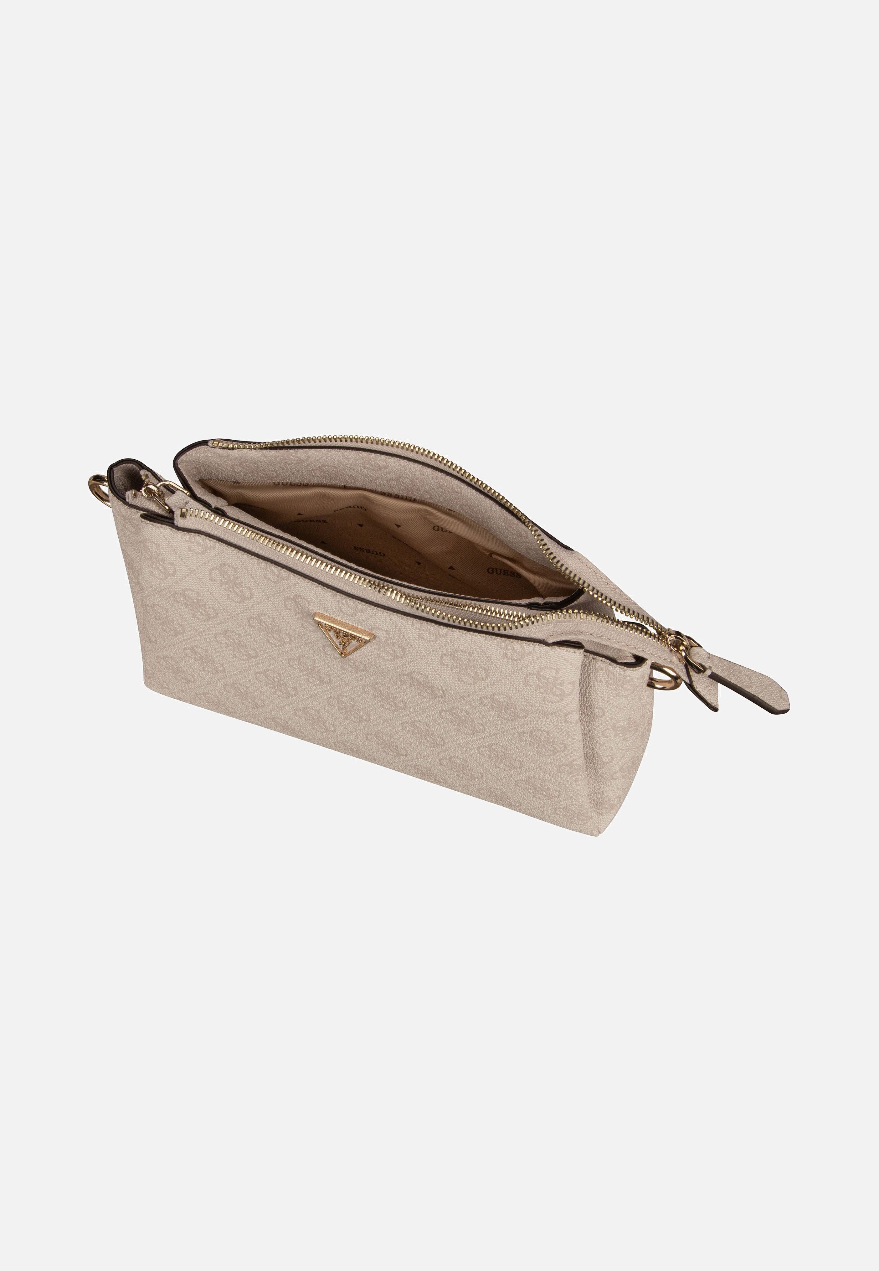 Guess - Noelle II Tri Comp CB 72120 Logo White - Crossbody Bag | Women-Image