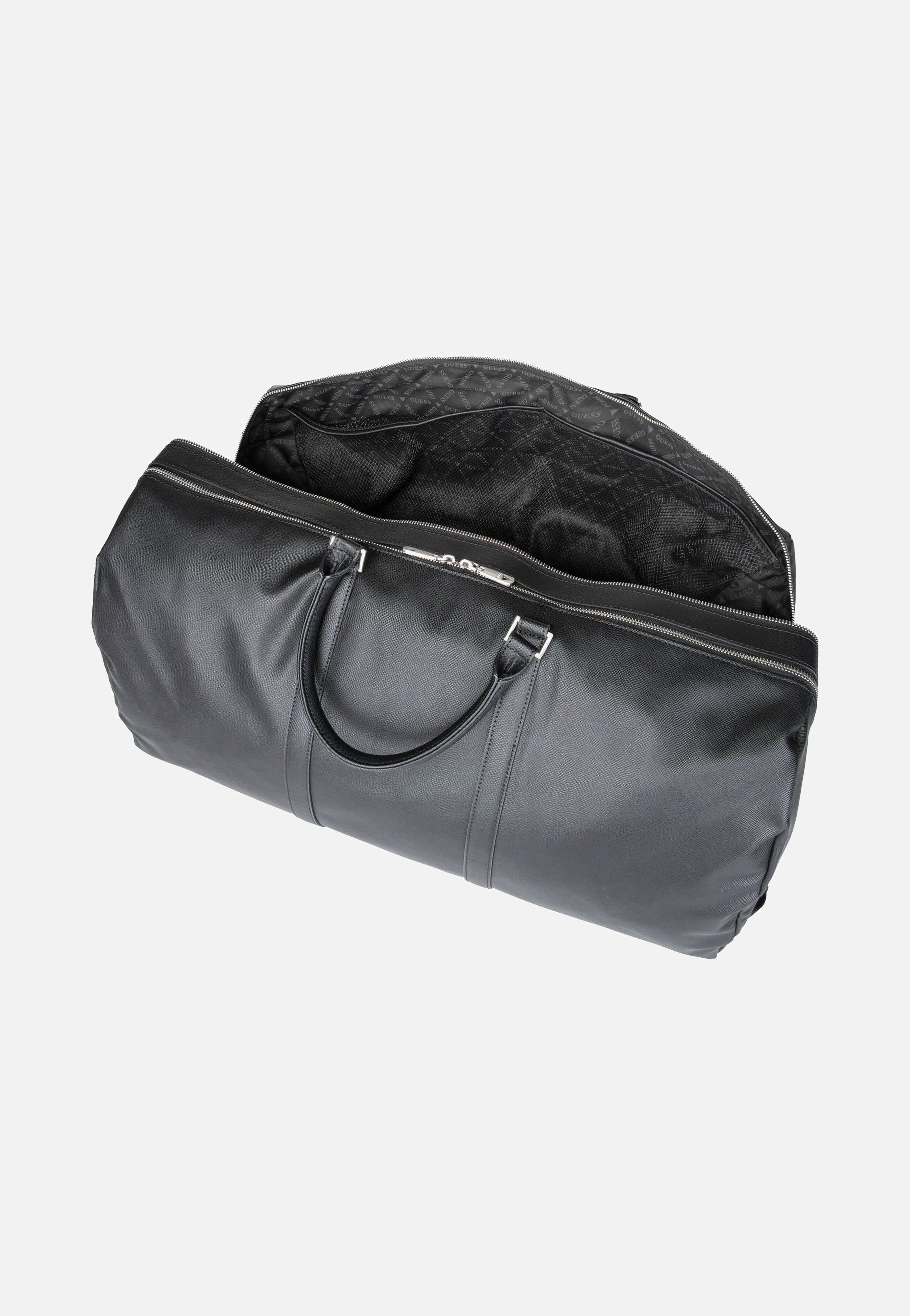 Guess - Pisa Saffiano Eco Double Zip Black - Weekender | Neutral-Image