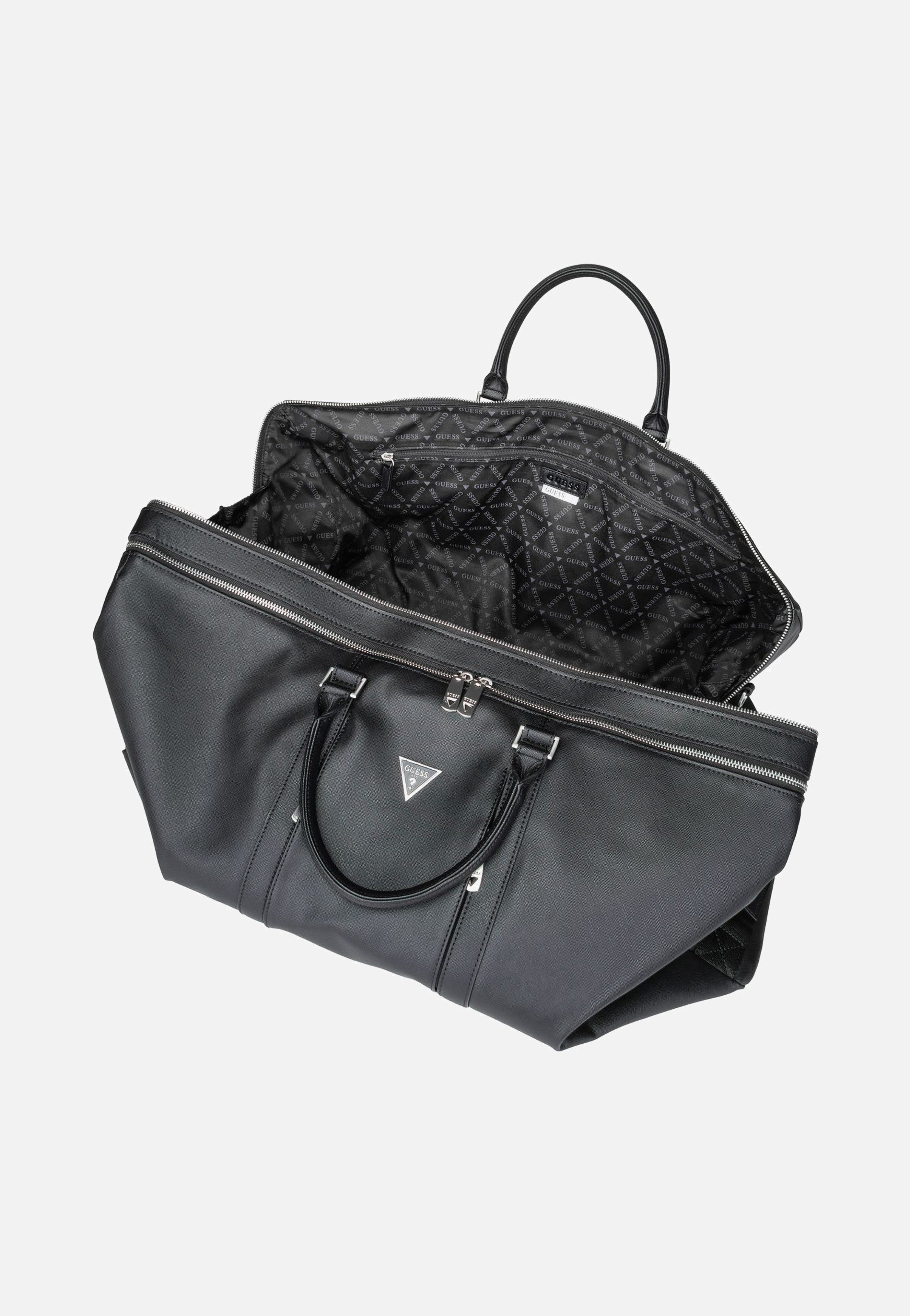 Guess - Pisa Saffiano Eco Double Zip Black - Weekender | Neutral-Image