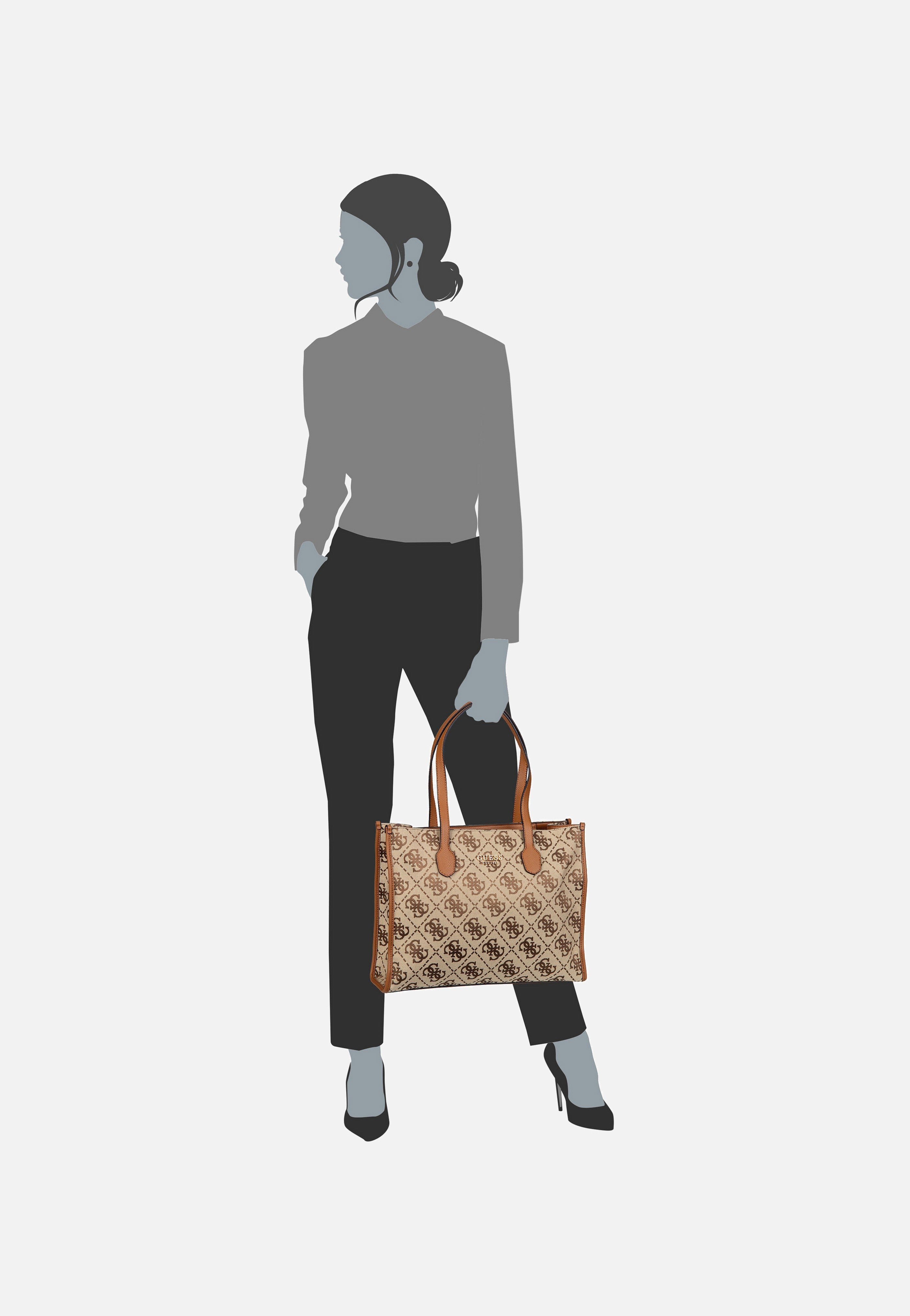 Guess - Silvana Girlfriend Logo 65240 Latte - Shopper | Women-Image