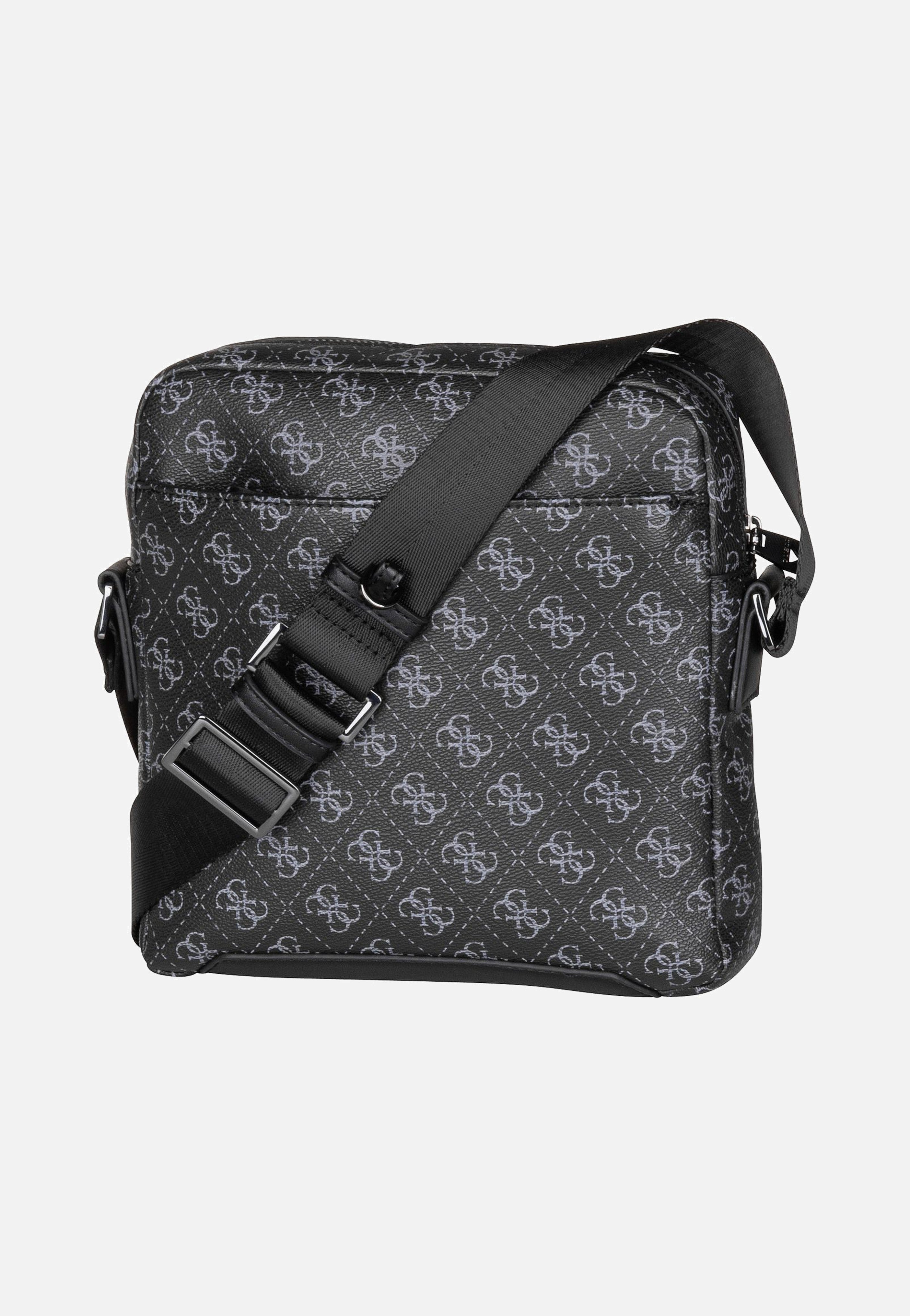 Guess - Torino 4G Eco Flat Dark Black - Crossbody Bag | Men-Image
