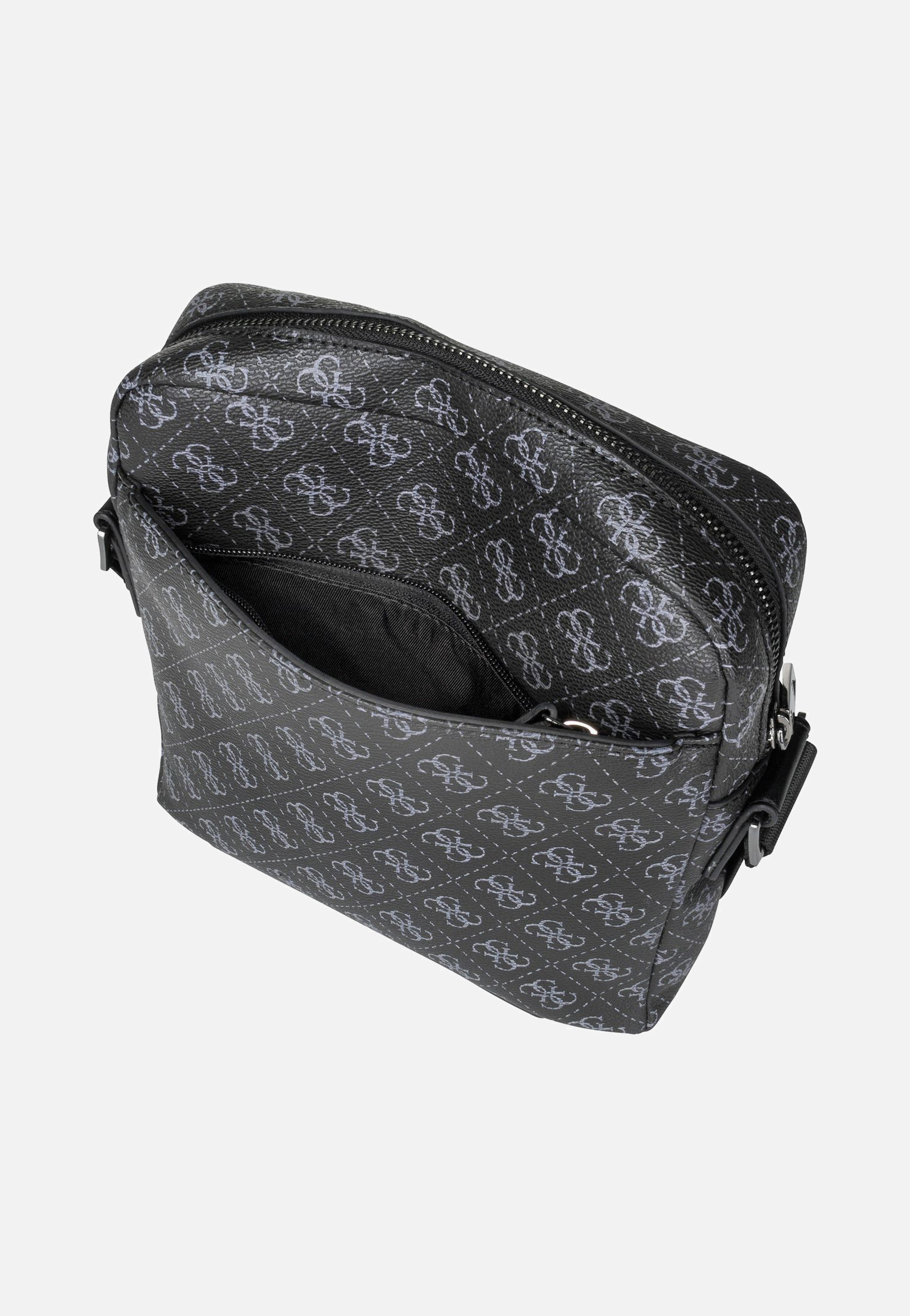 Guess - Torino 4G Eco Flat Dark Black - Crossbody Bag | Men-Image