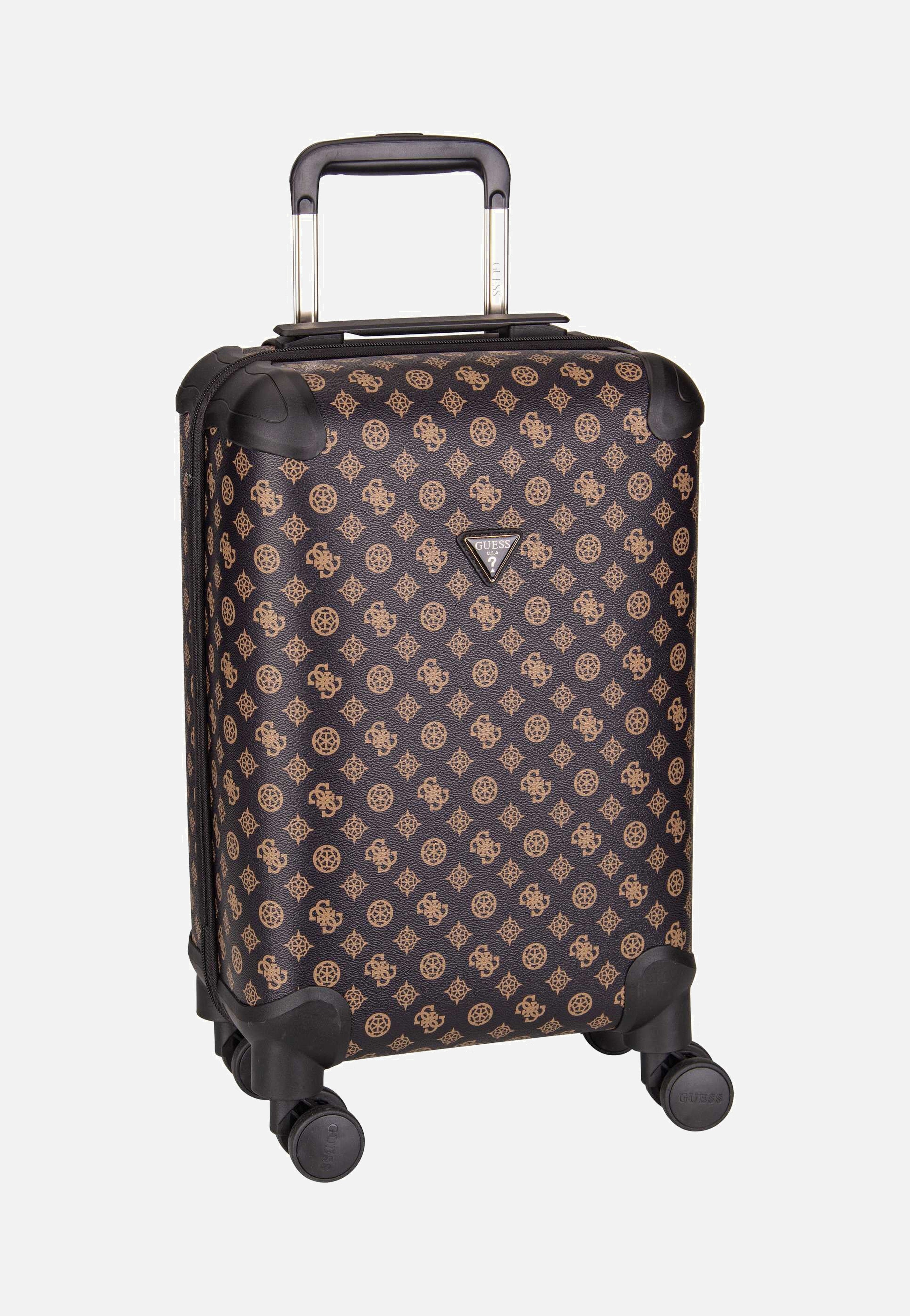Guess - Wilder 18 in 8-Wheeler Logo Brown - Suitcase | Neutral-Image