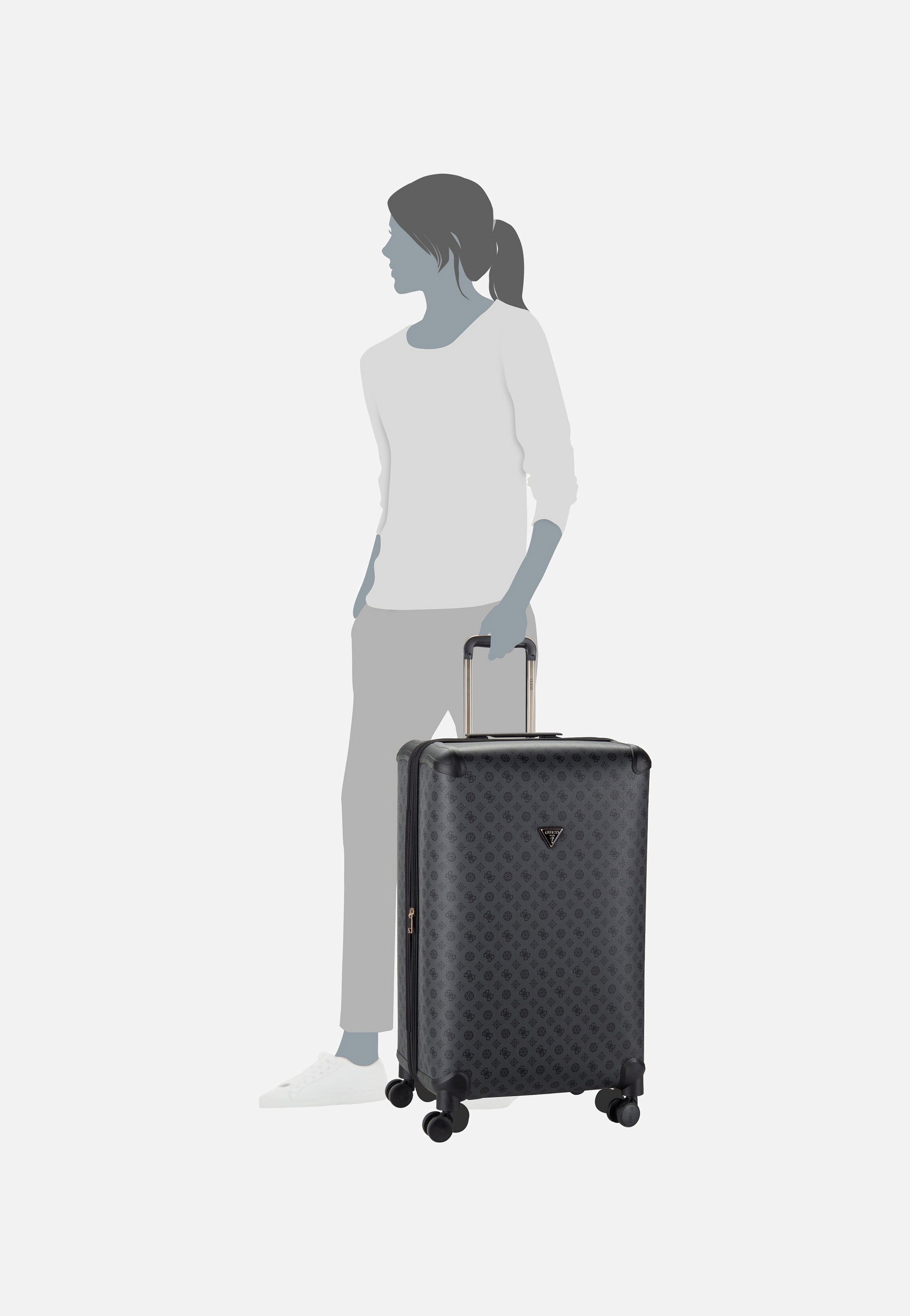 Guess - Wilder 28 in 8-Wheeler 52988 Charcoal - Suitcase | Neutral-Image