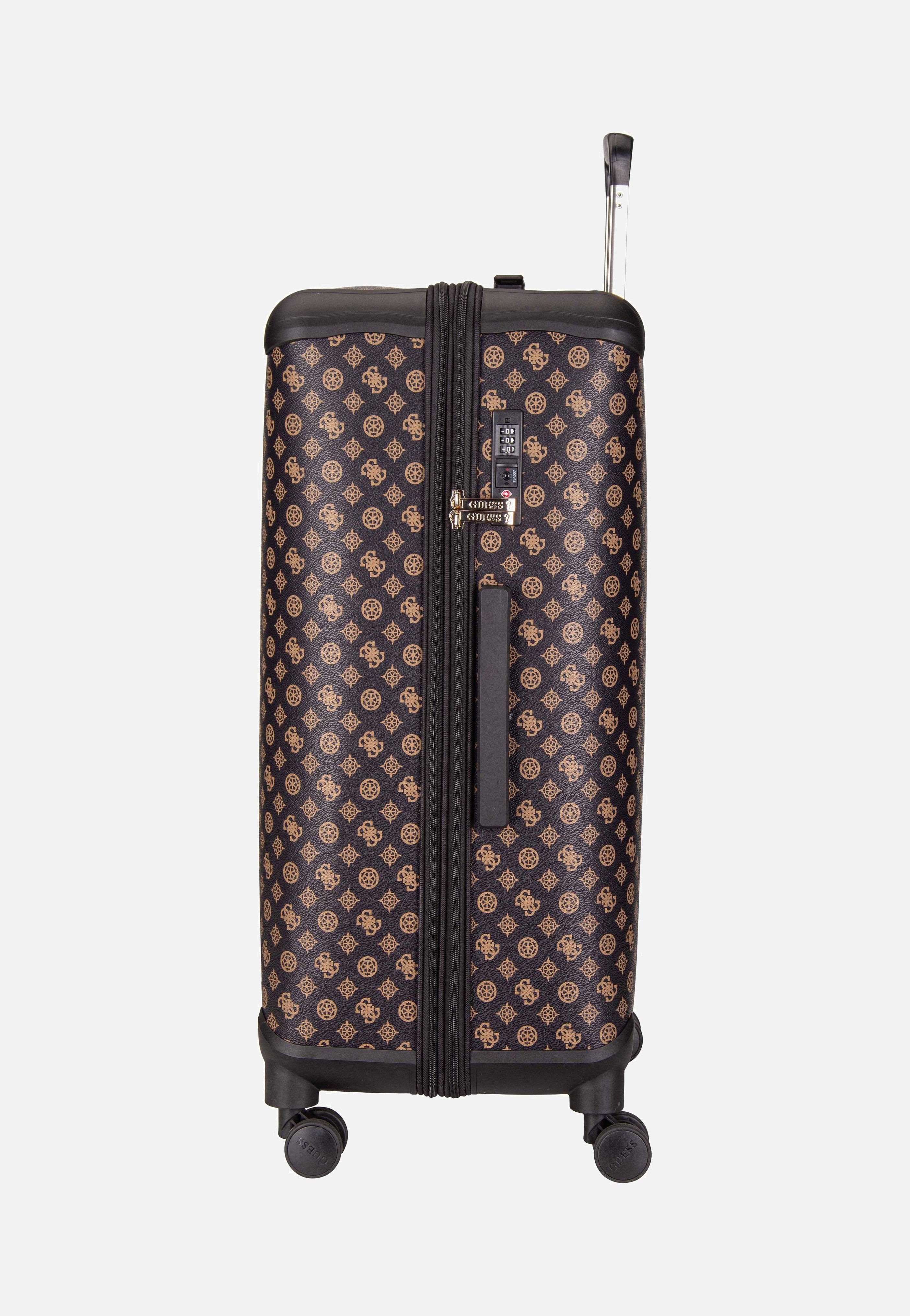 Guess - Wilder 28 in 8-Wheeler Logo Brown - Suitcase | Women-Image