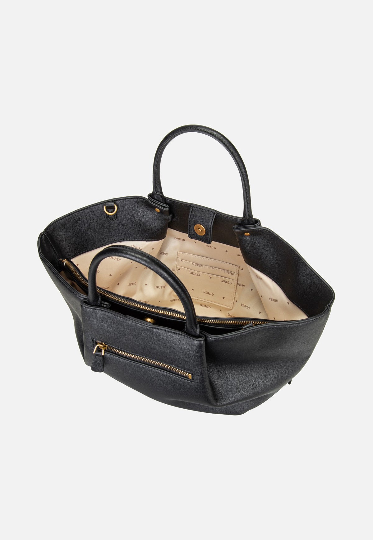 Guess Allegra Girlfriend 37060 Black Satchel