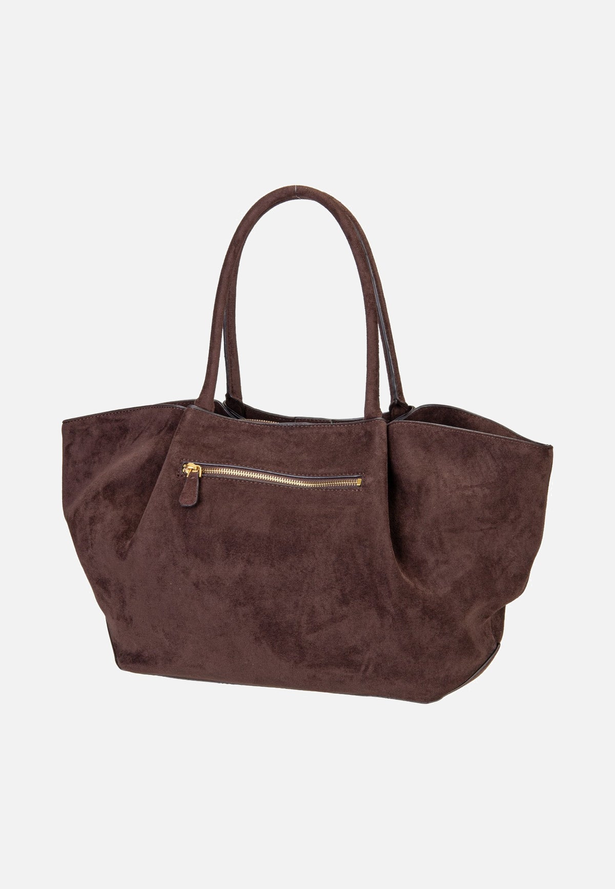 Guess Allegra Girlfriend Suede 37230 Espresso Tote Bag