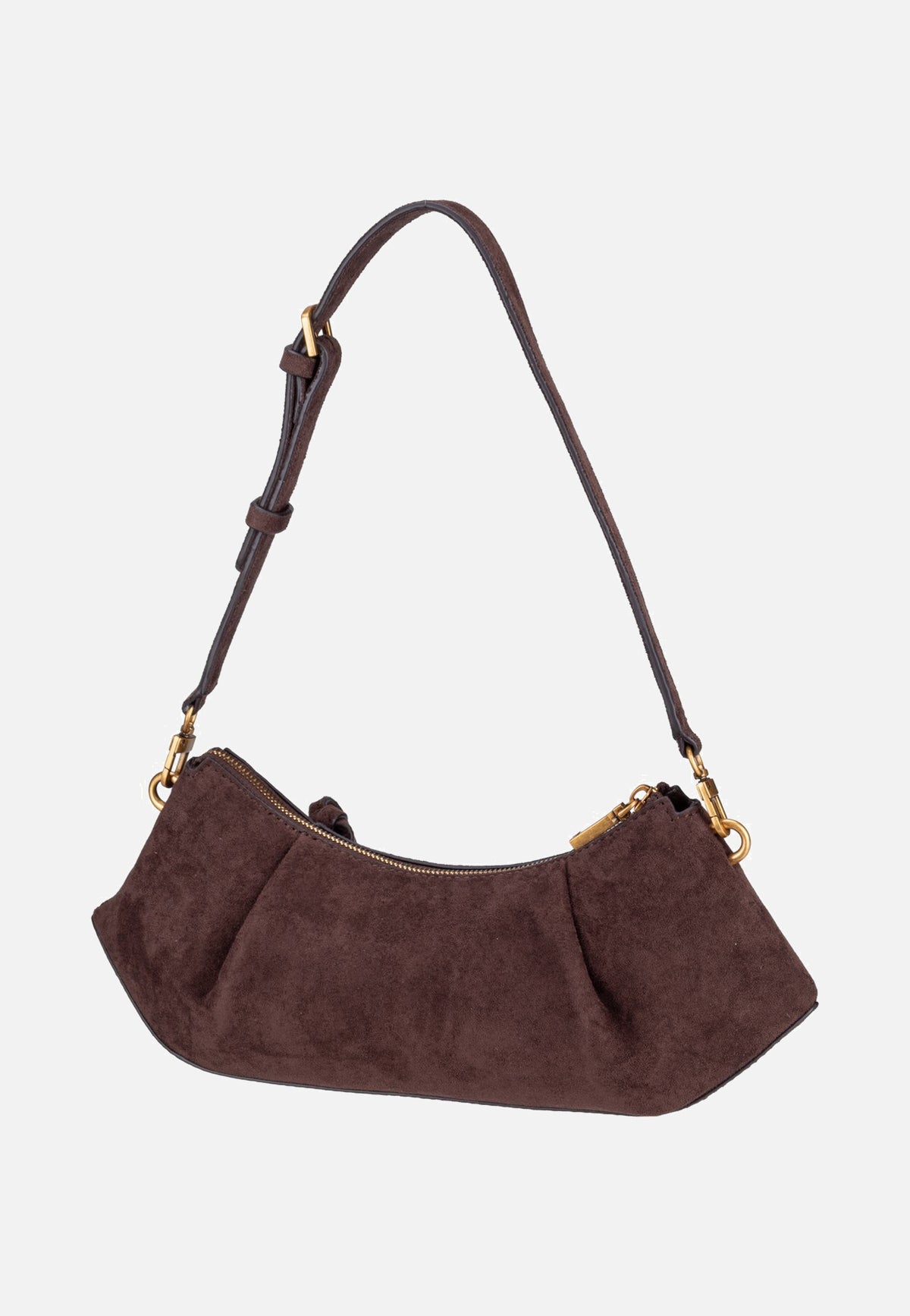 Guess Allegra Shoulder Suede 37180 Espresso Schultertasche