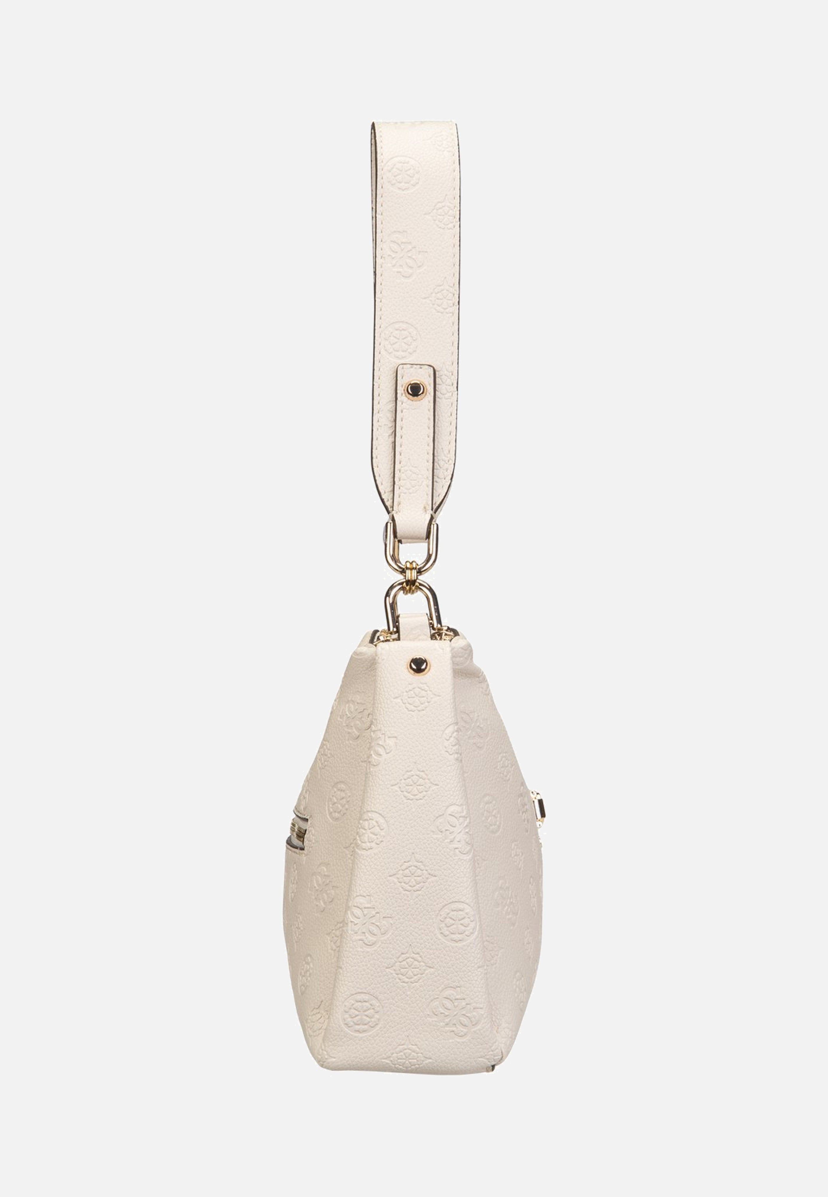 Guess Anise Double Zip 16180 Stone Logo Schultertasche