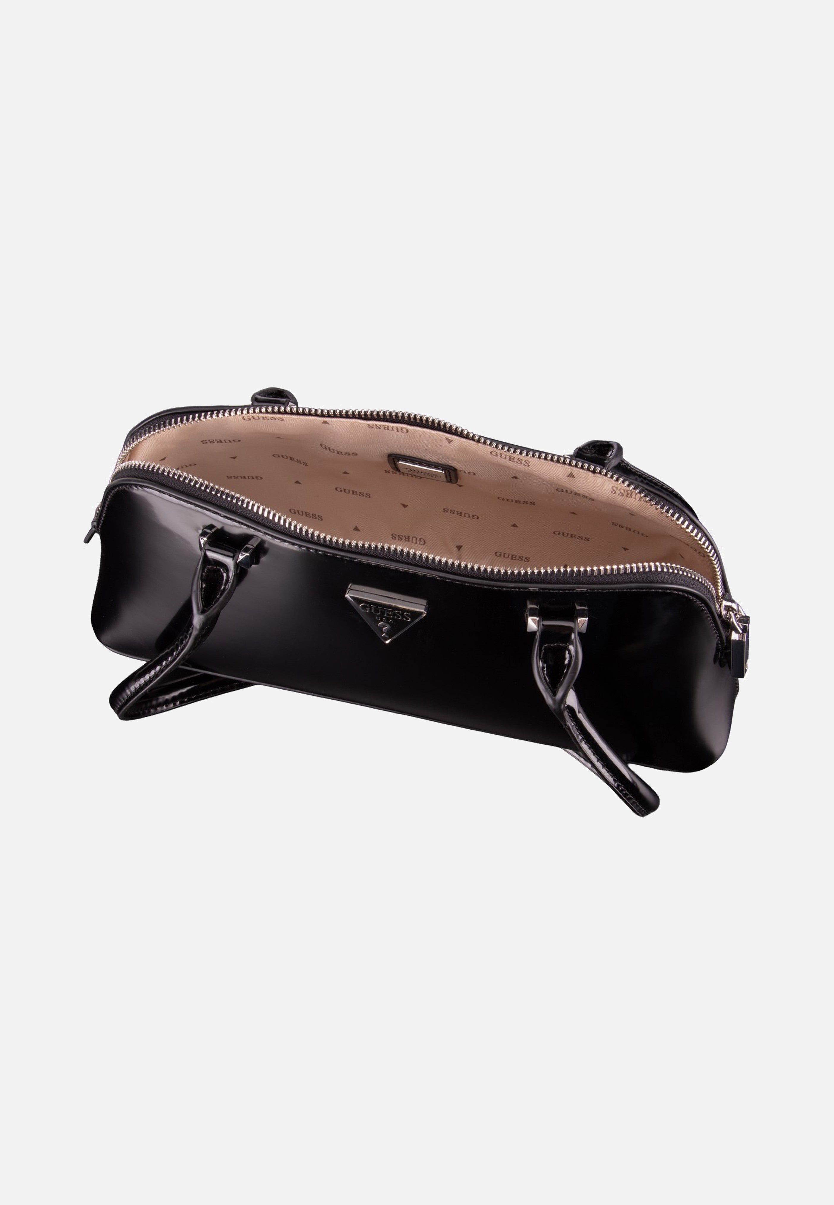 Guess - Arnela Shoulder Satchel Black - Evening Bag | Women-Image