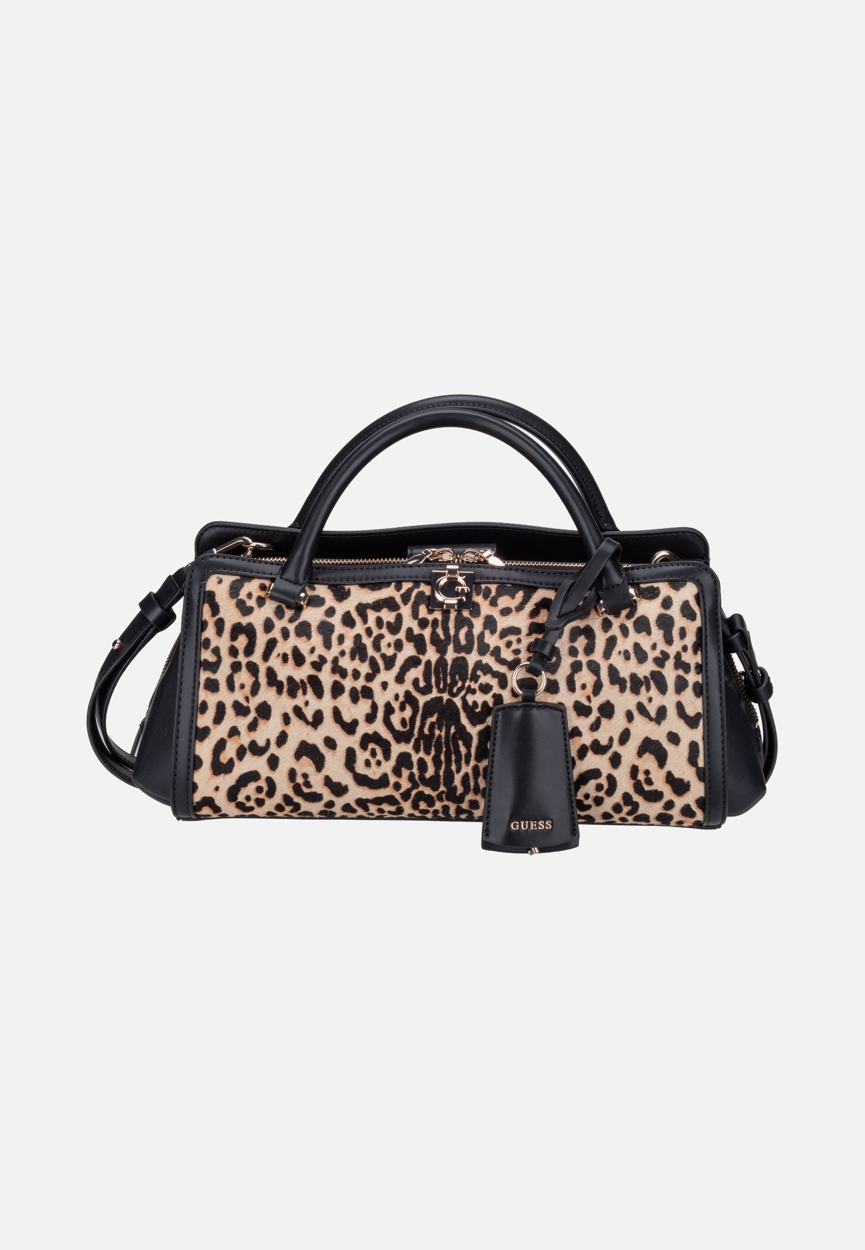 Guess Audrey Small Girlfriend 34060 Leopard Handle Bag