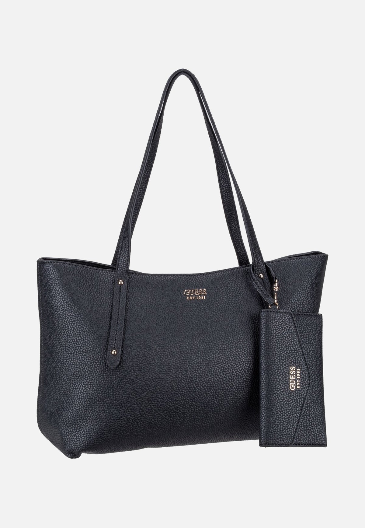 Guess Brenton Top Zip 48240 Black Shopper