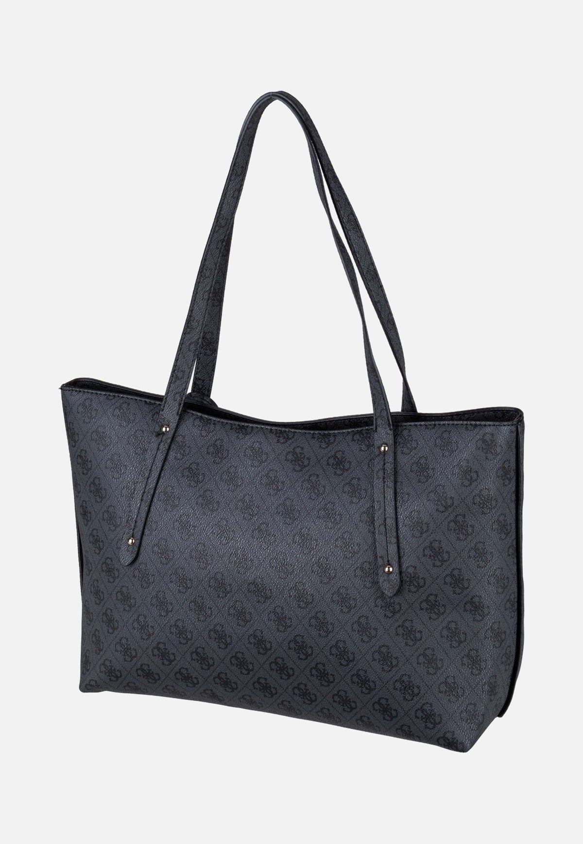 Guess Brenton Top Zip Logo 48240 Coal Logo Shopper