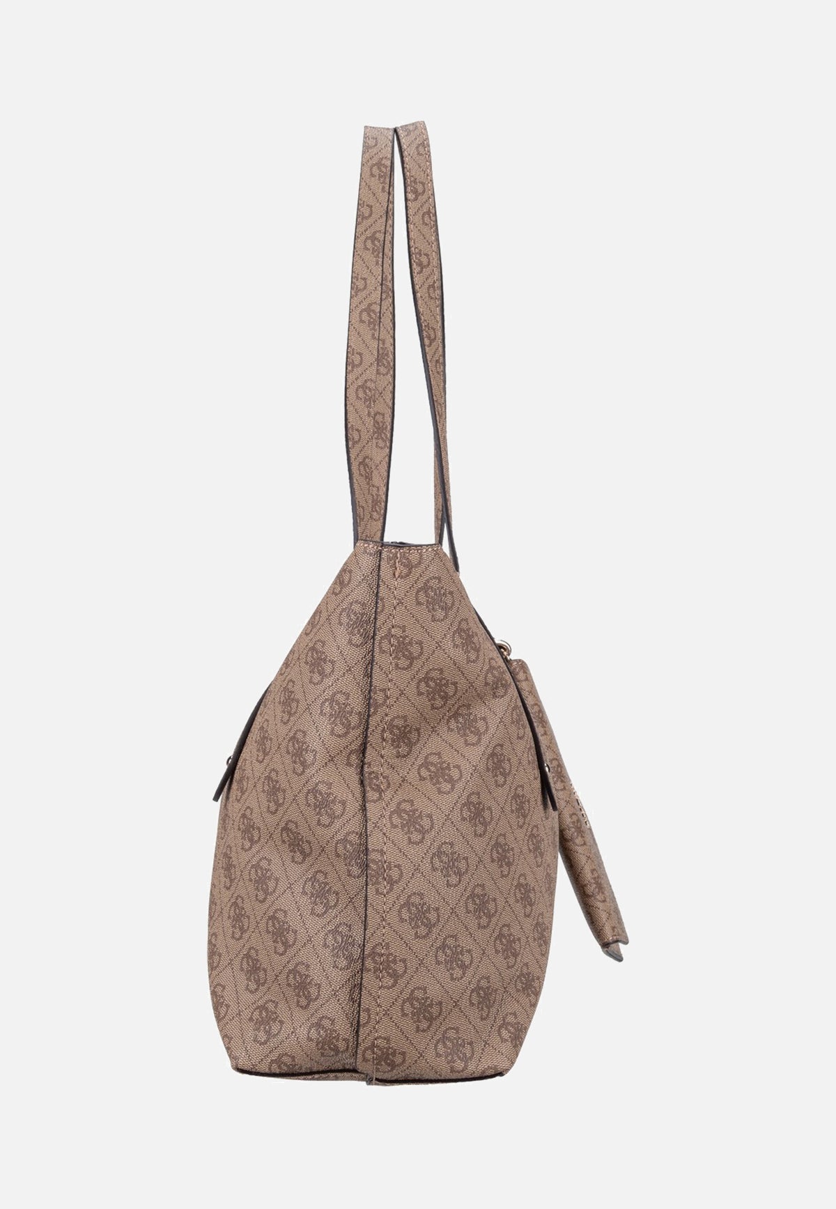 Guess Brenton Top Zip Logo 48240 Latte Logo Shopper
