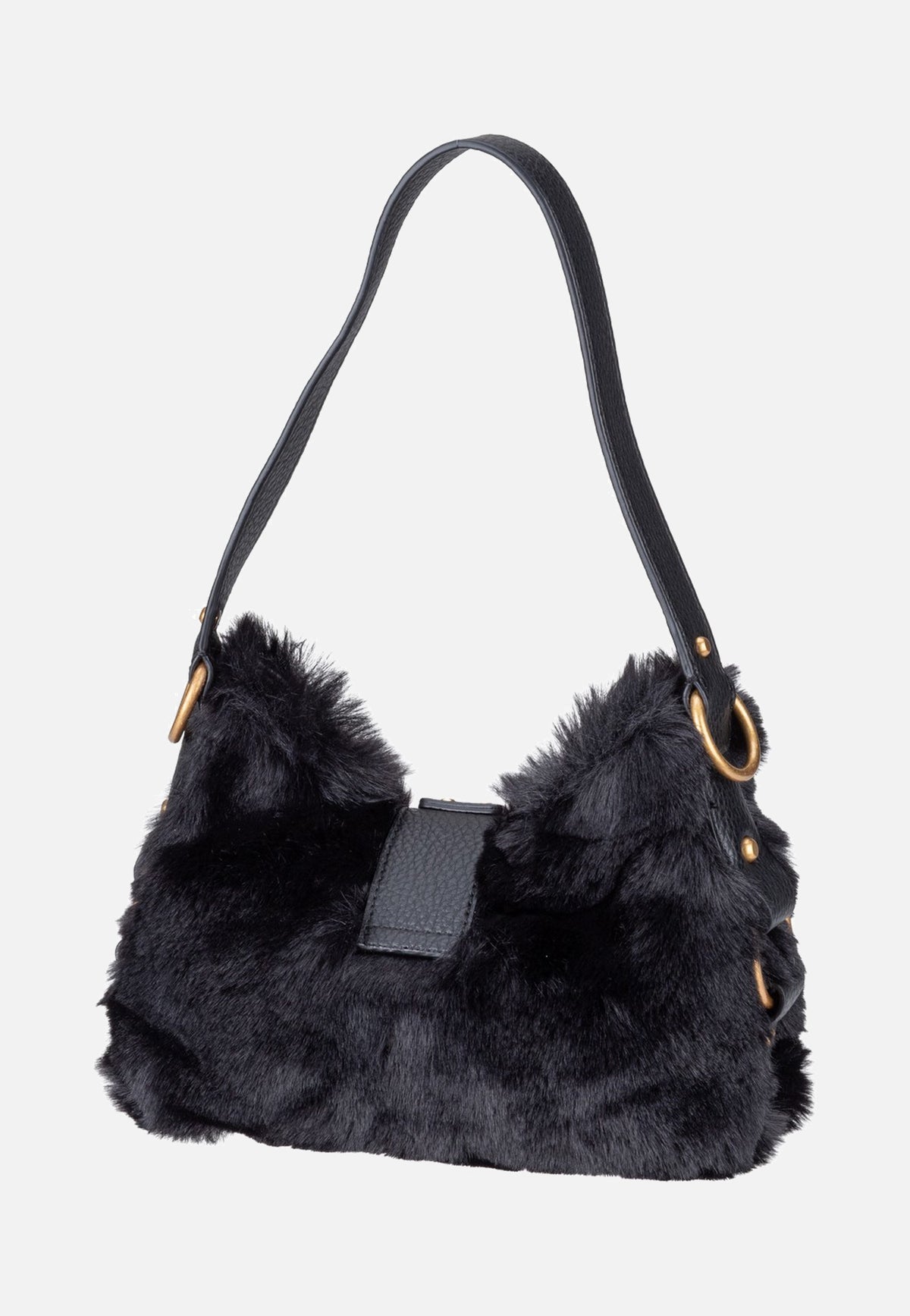Guess Camden Mini FUR 8720 Black Schultertasche