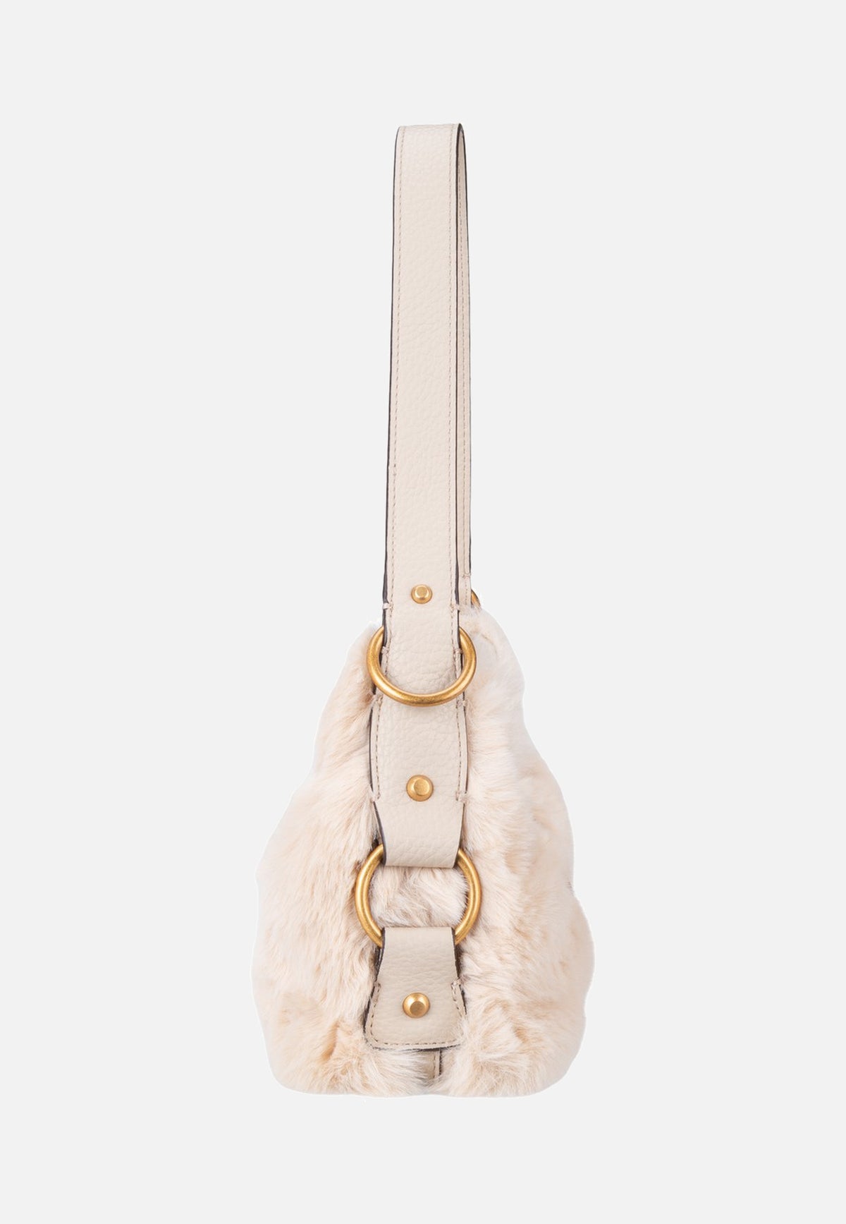 Guess Camden Mini FUR 8720 Off White Schultertasche