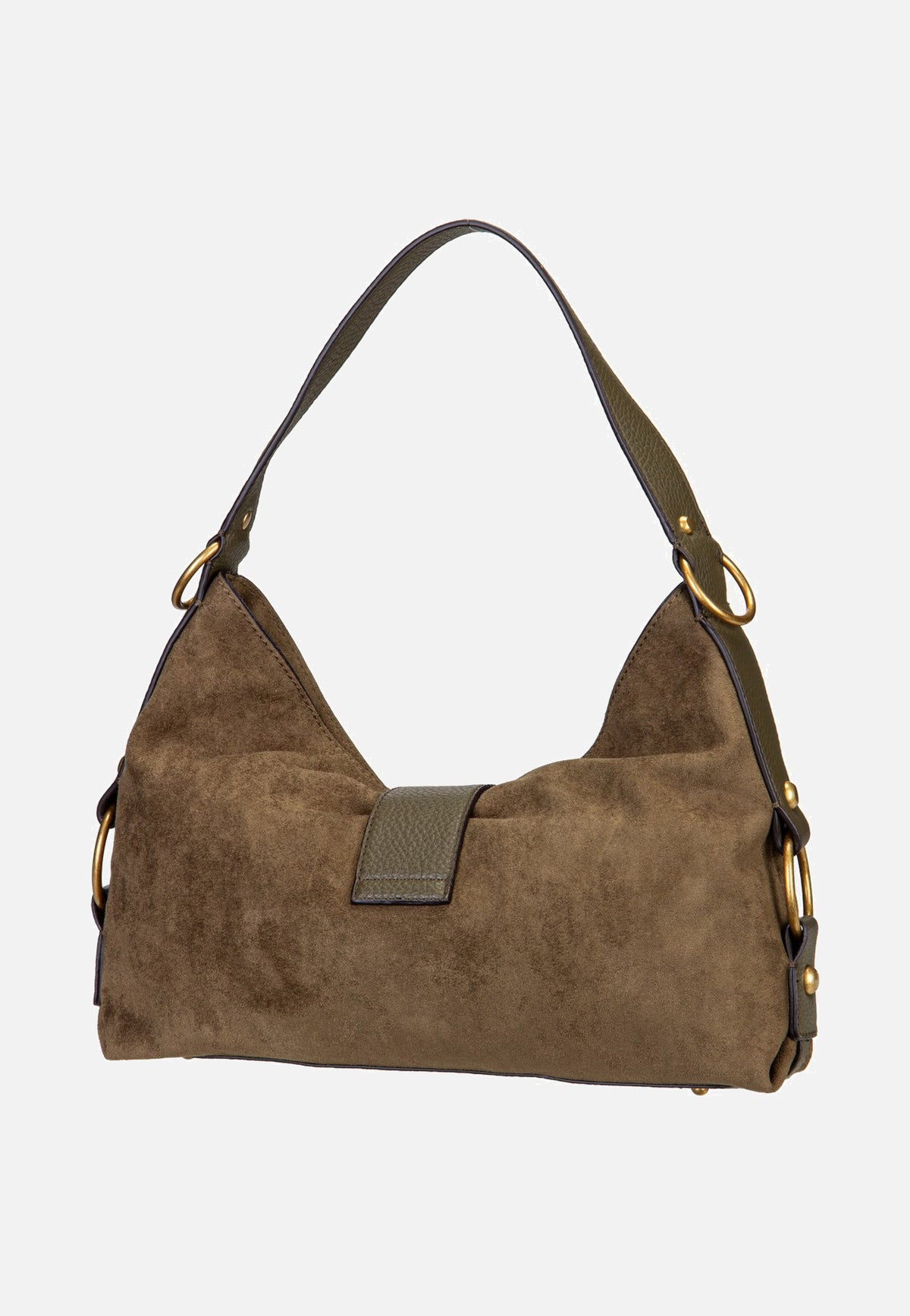 Guess Camden Shoulder Suede 8180 Olive Schultertasche