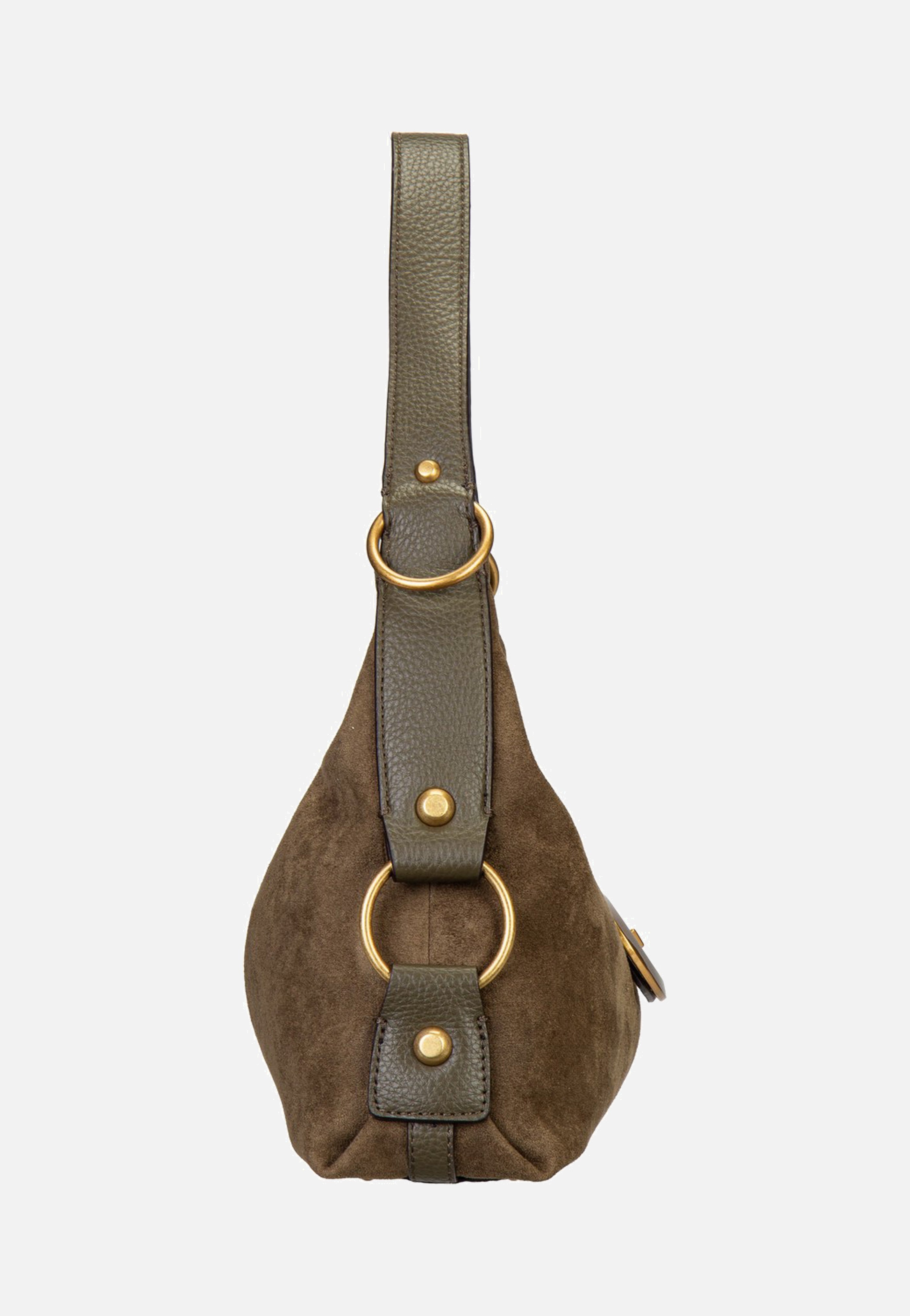 Guess Camden Shoulder Suede 8180 Olive Schultertasche