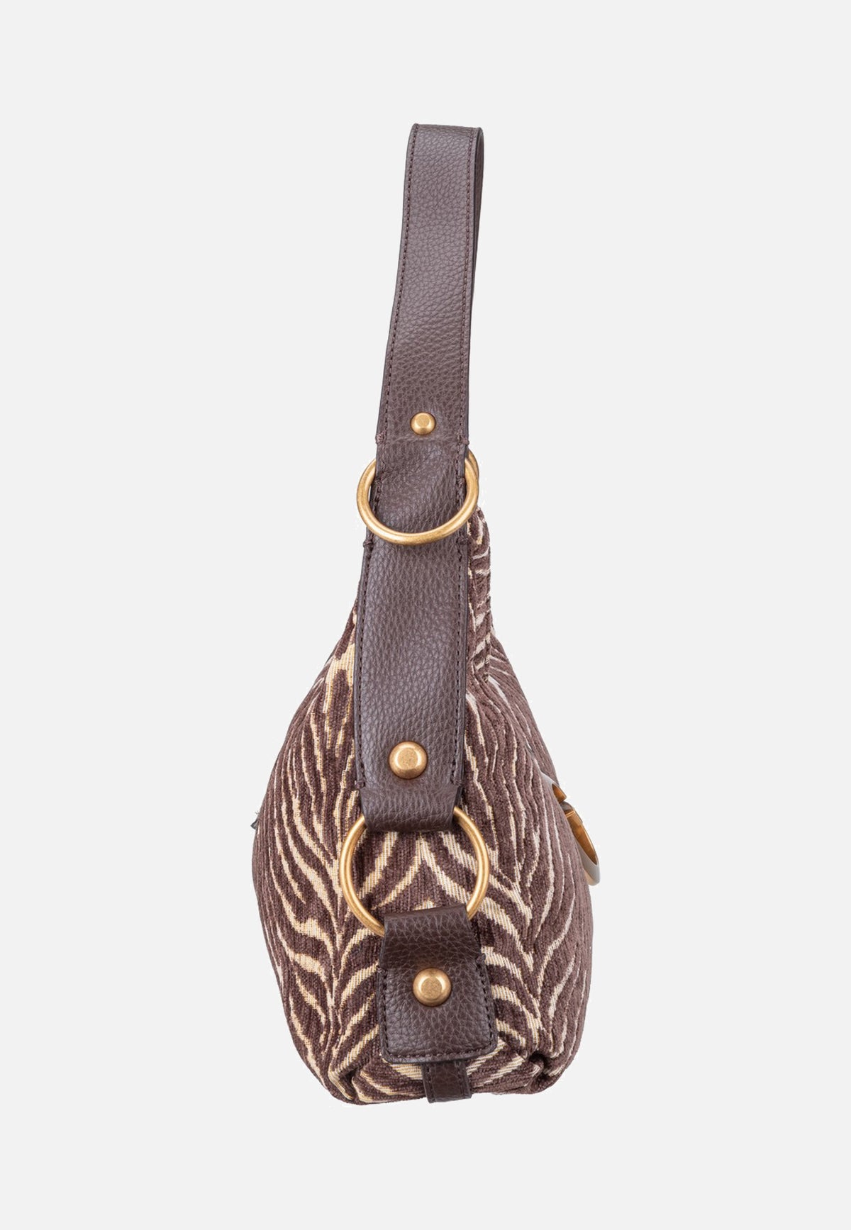 Guess Camden Shoulder Zebra 8180 Brown Schultertasche