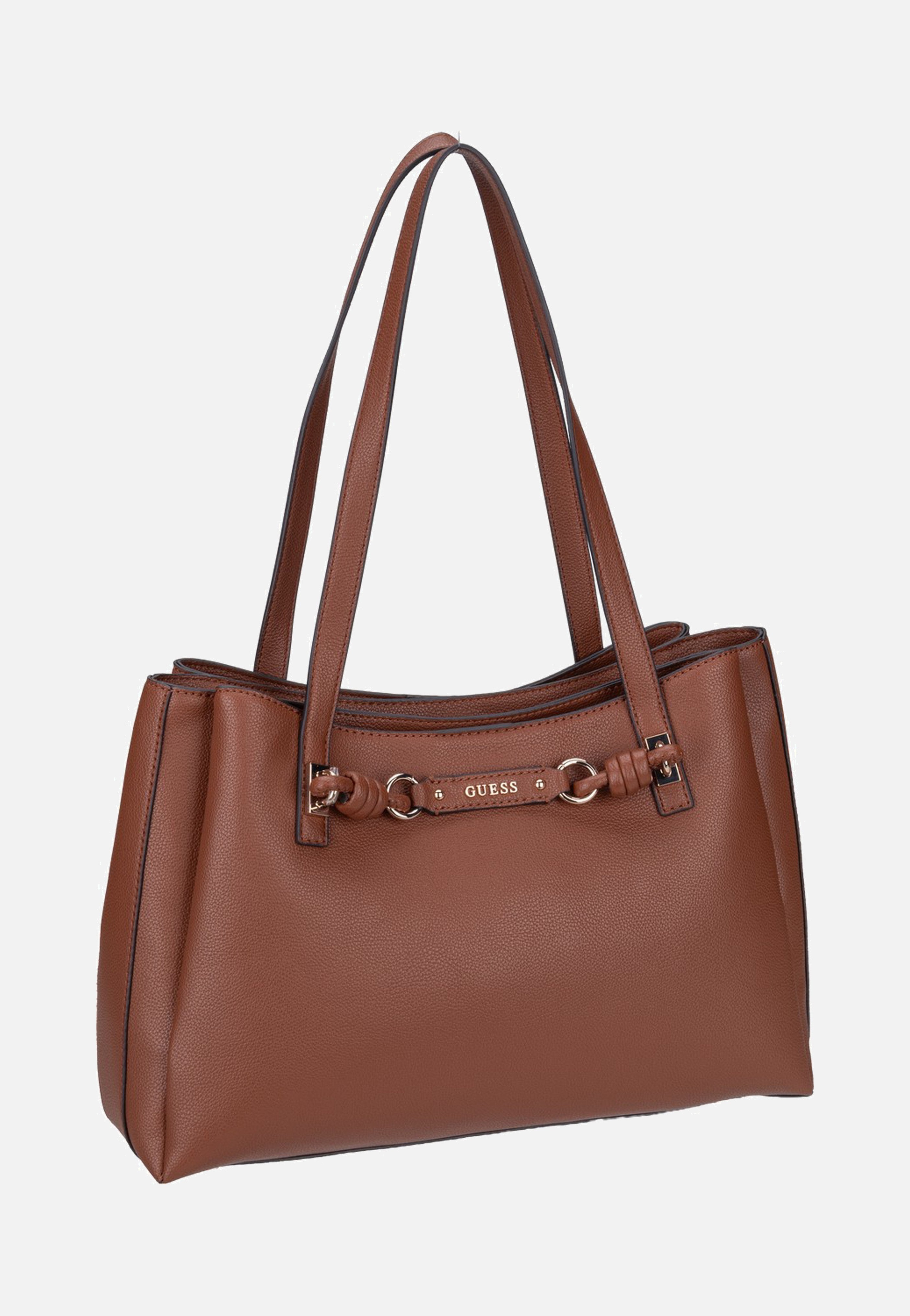 Guess Camelia 3 Comp 42230 Cognac Tote Bag