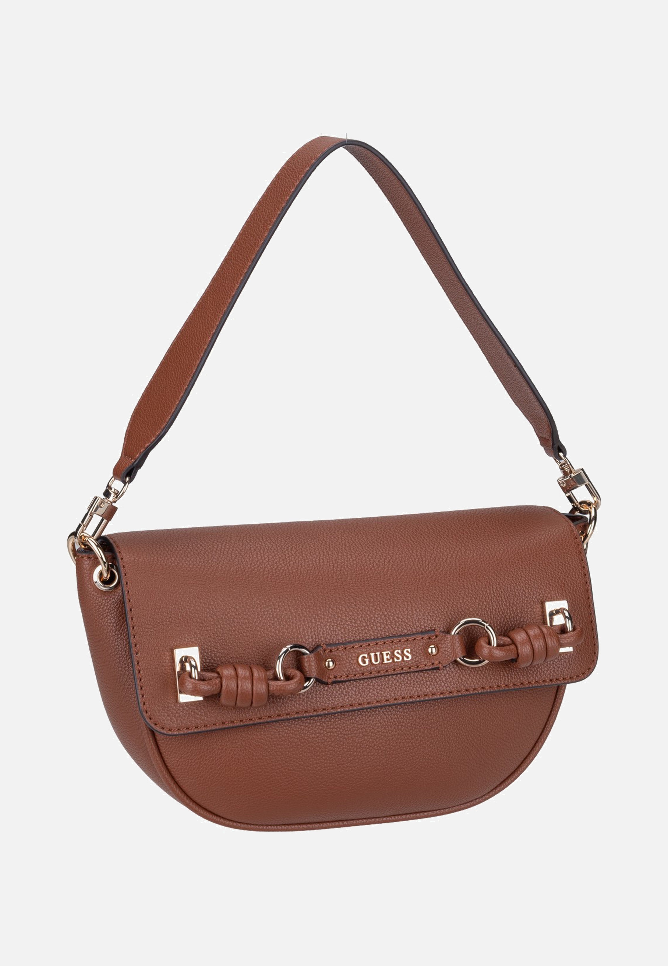 Guess Camelia Flap 42190 Cognac Shoulder Bag