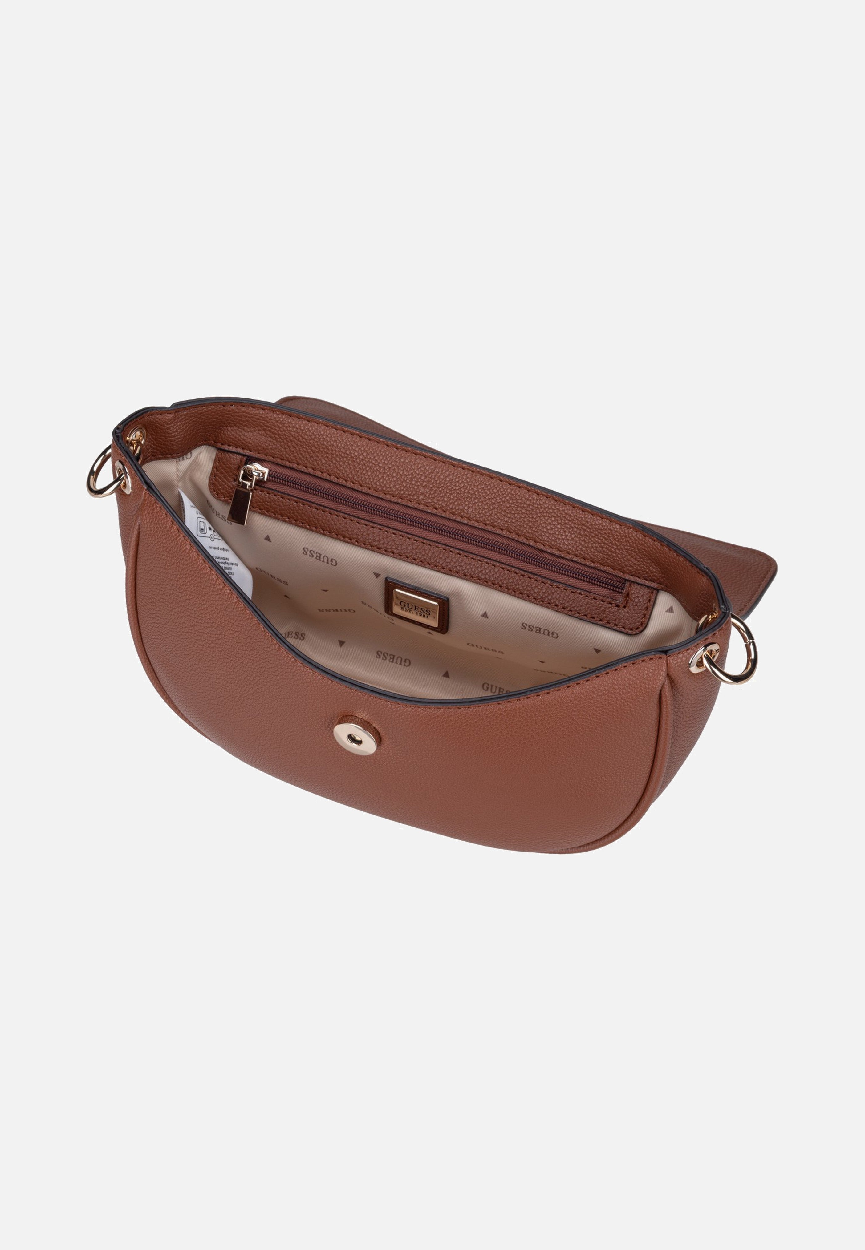 Guess Camelia Flap 42190 Cognac Shoulder Bag