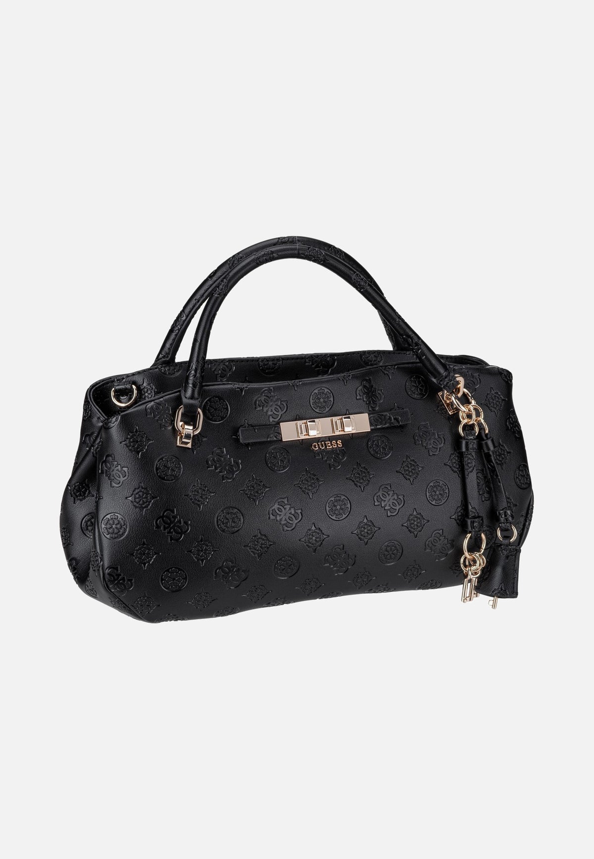 Guess Carmella 3 Comp 25050 Black Logo Henkeltasche