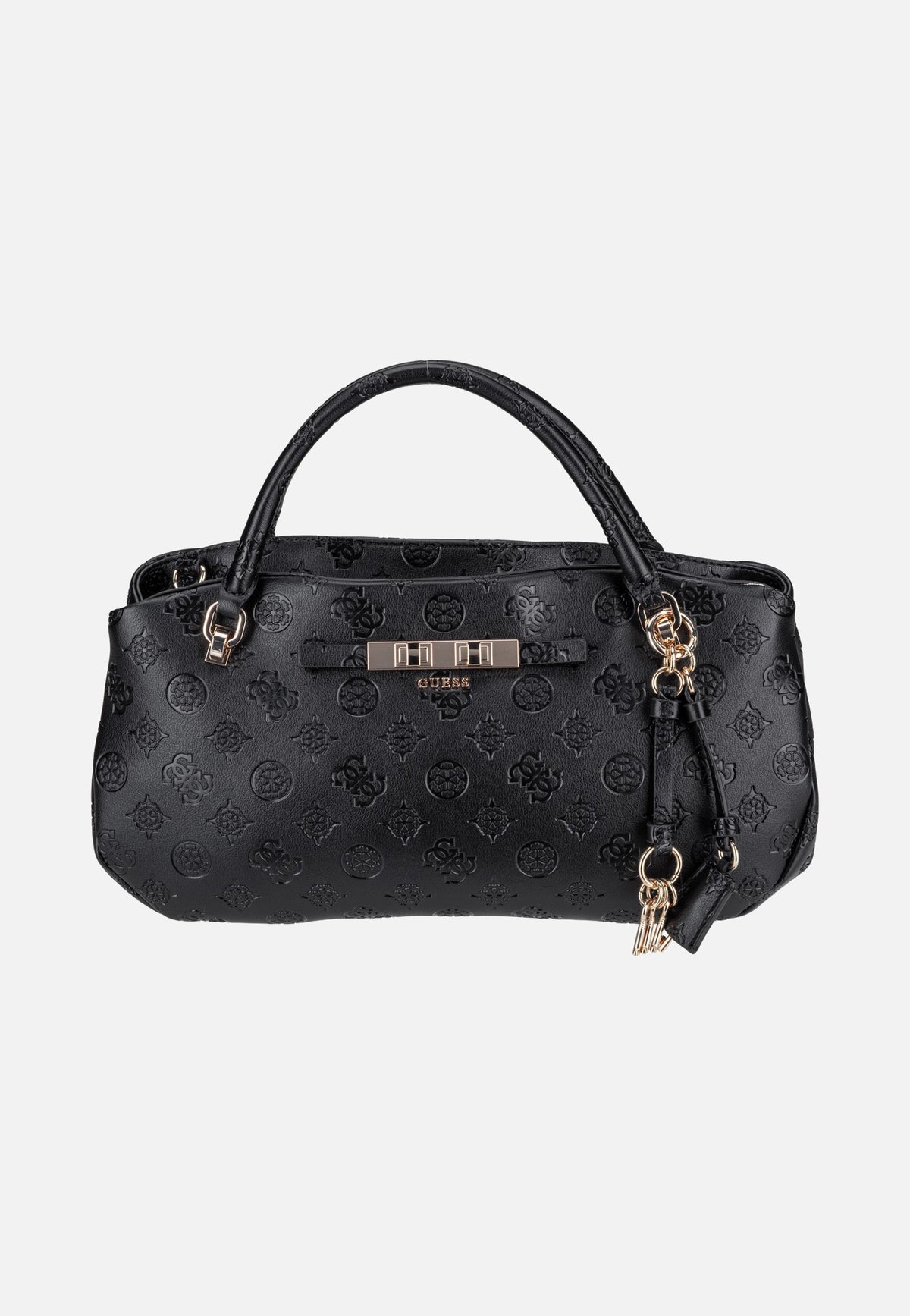 Guess Carmella 3 Comp 25050 Black Logo Henkeltasche