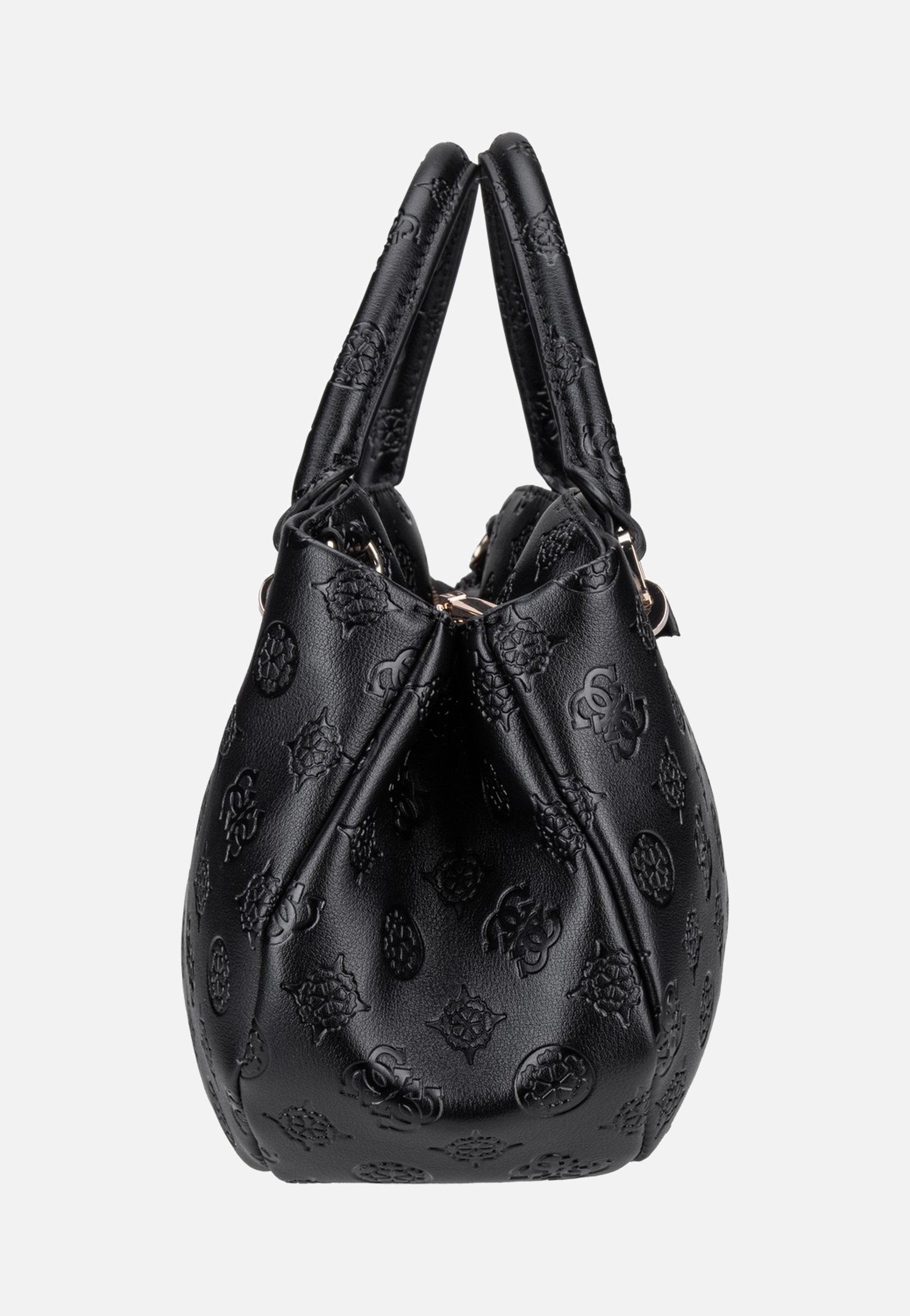Guess Carmella 3 Comp 25050 Black Logo Henkeltasche