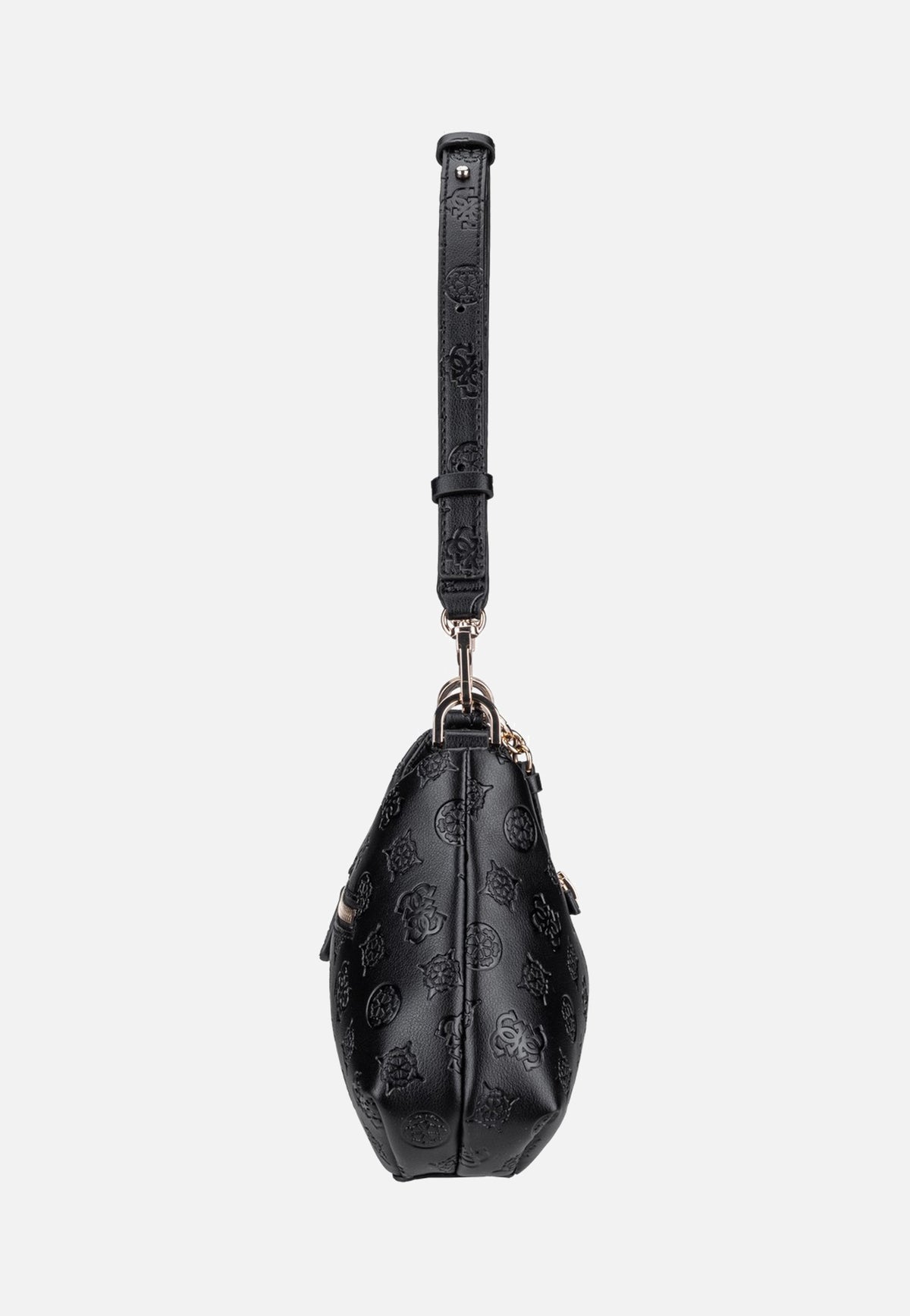 Guess Carmella Shoulder 25180 Black Logo Schultertasche