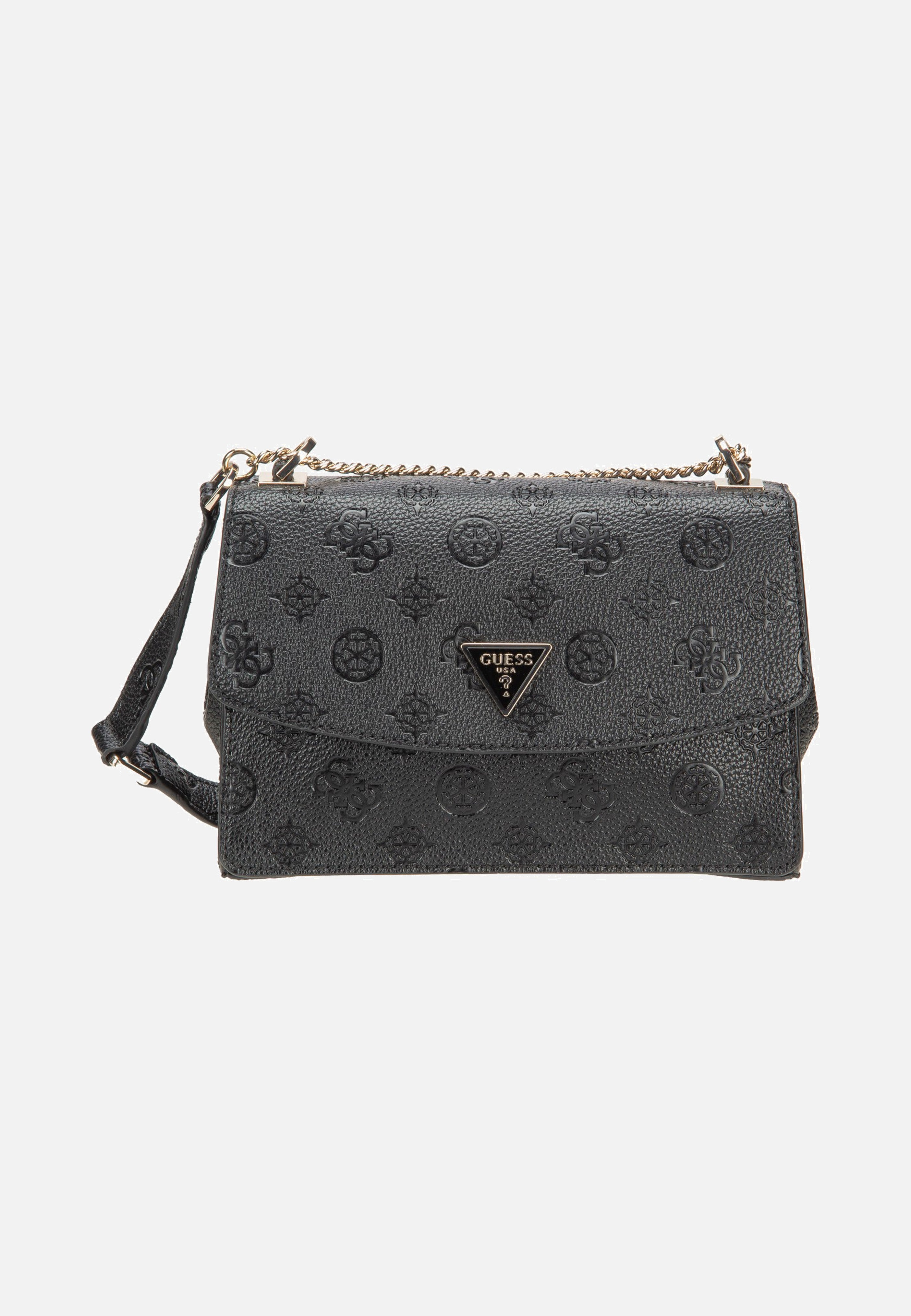 Guess Cresidia II Conv XBody Flap 88210 Black Logo Schultertasche