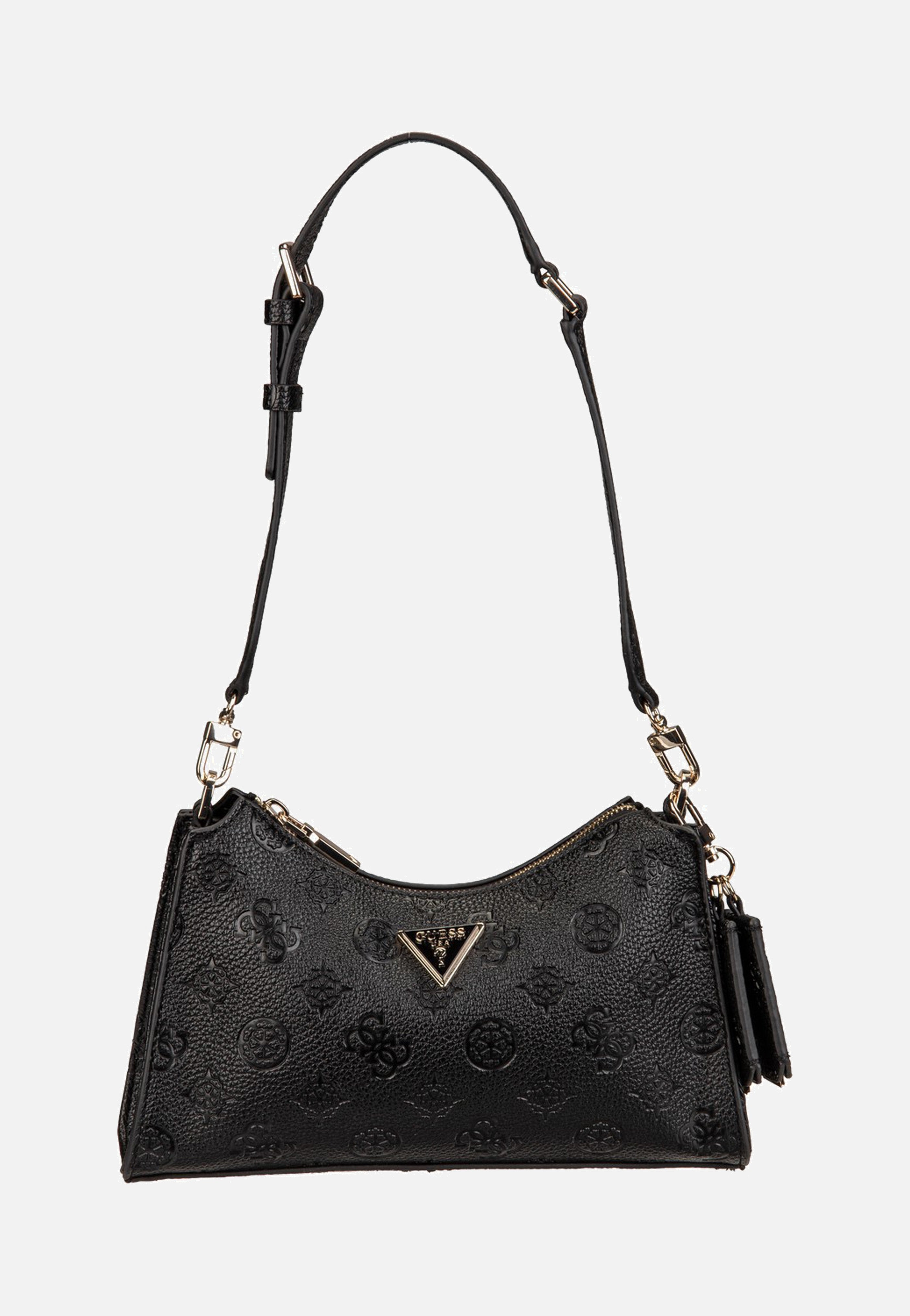 Guess - Cresidia II Top Zip Shldr Black Logo - Shoulder Bag | Women-Image