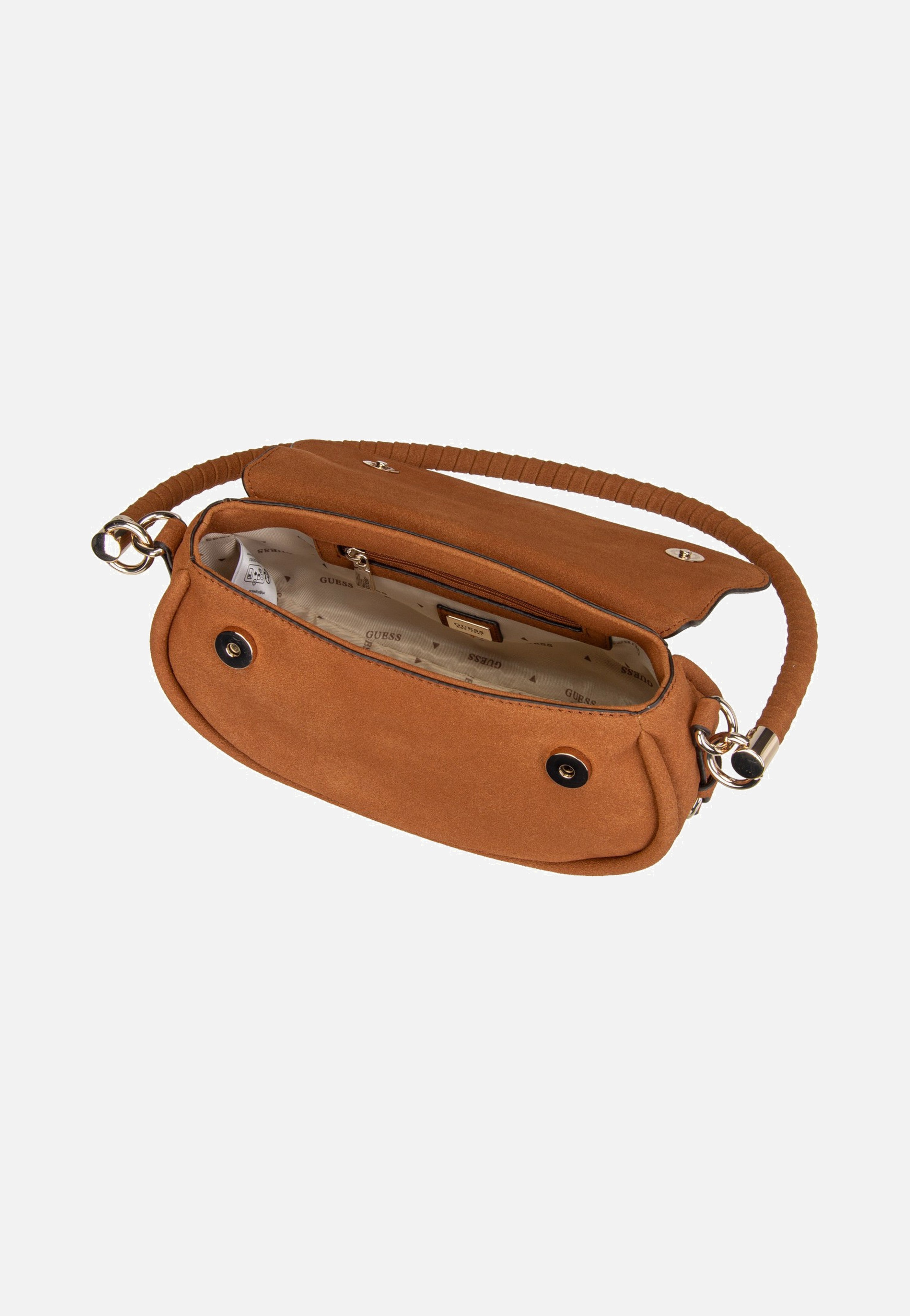 Guess Danya Flap Shoulder Cognac Schultertasche