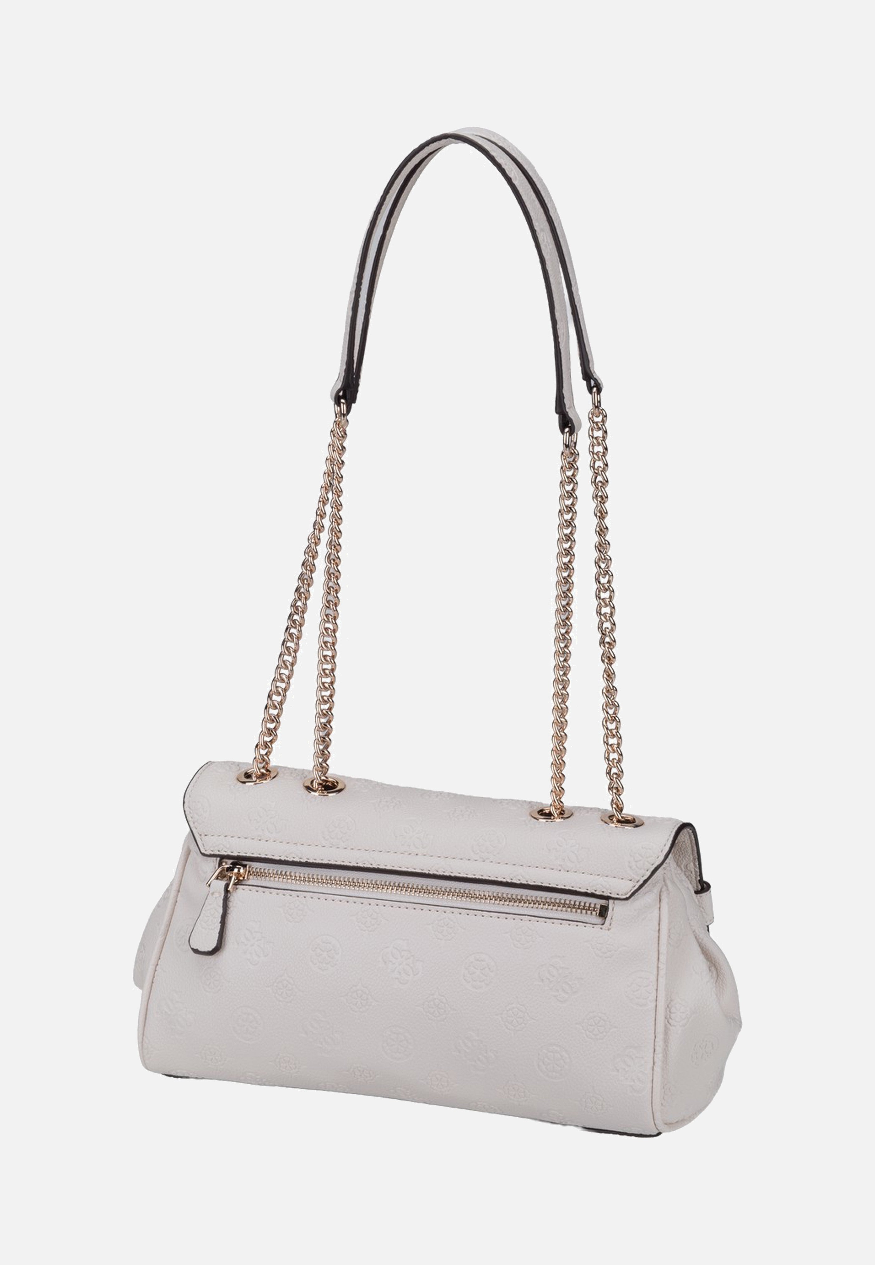 Guess Ella Logo Convertible Flap 46210 Stone Logo Crossbody Bag