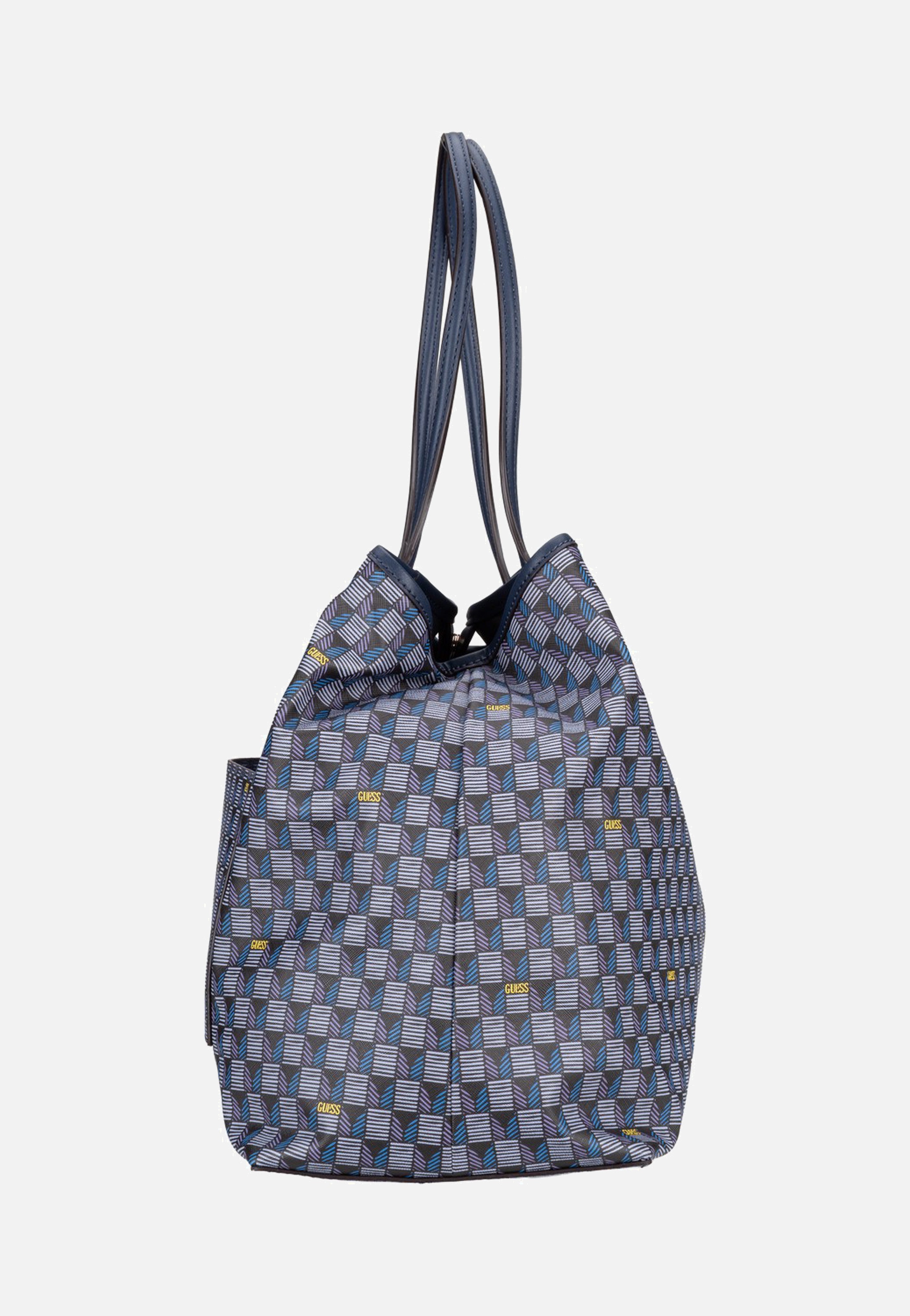 Guess G Wave II 2in1 81240 Blue Logo Suitcase