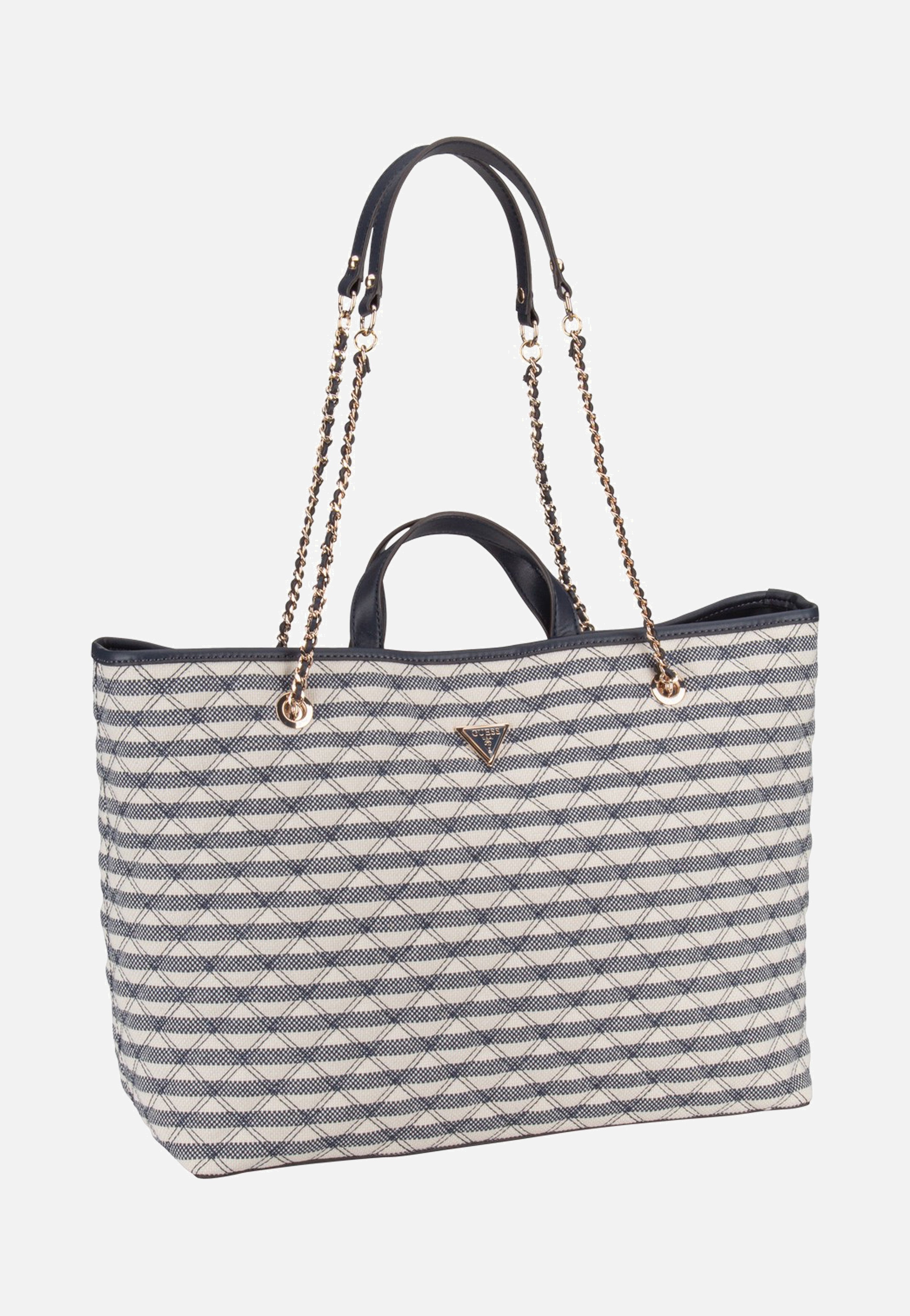 Guess - Giully II Large 2 In 1 Tote Navy Multi - Shopper | Women-Image