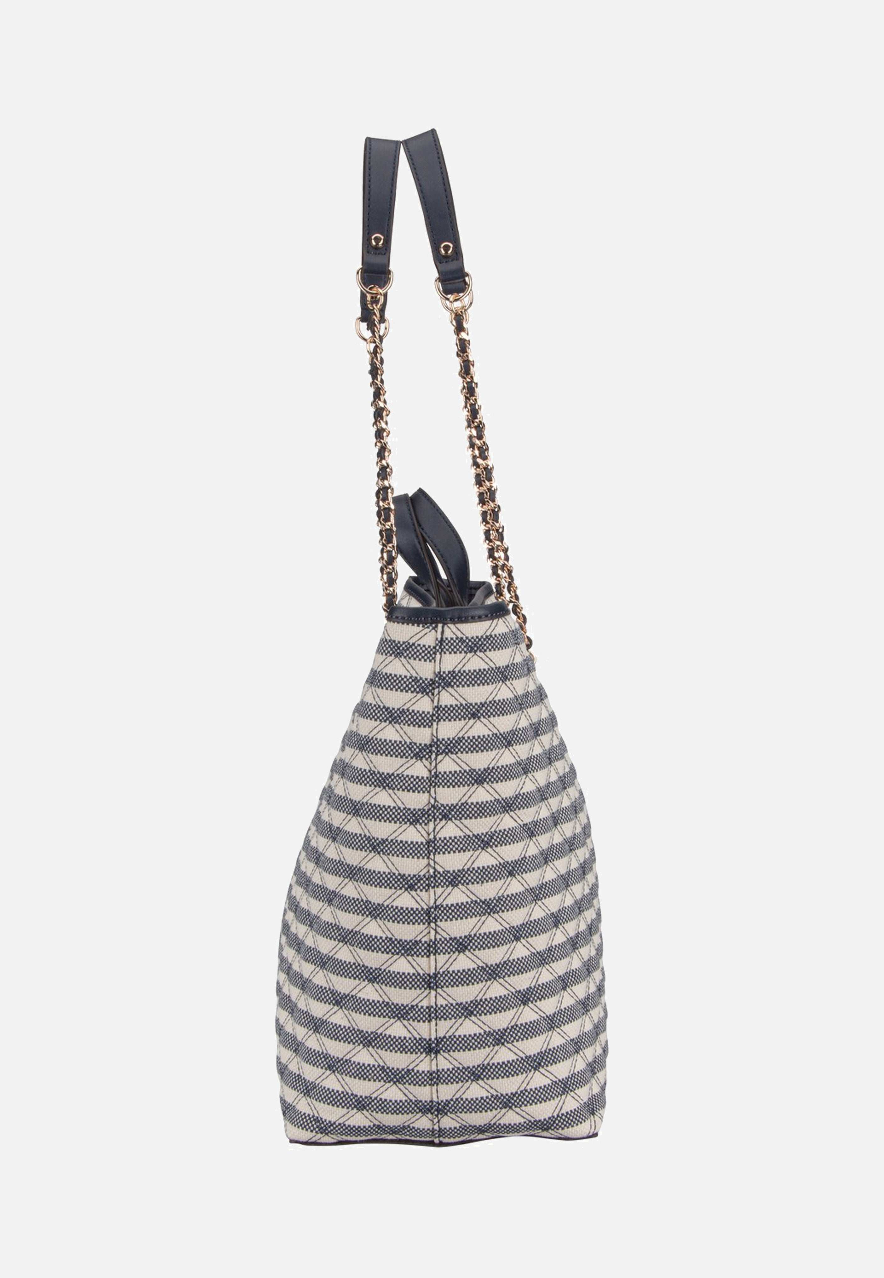 Guess Giully II Large 2 In 1 Tote Navy Multi Shopper