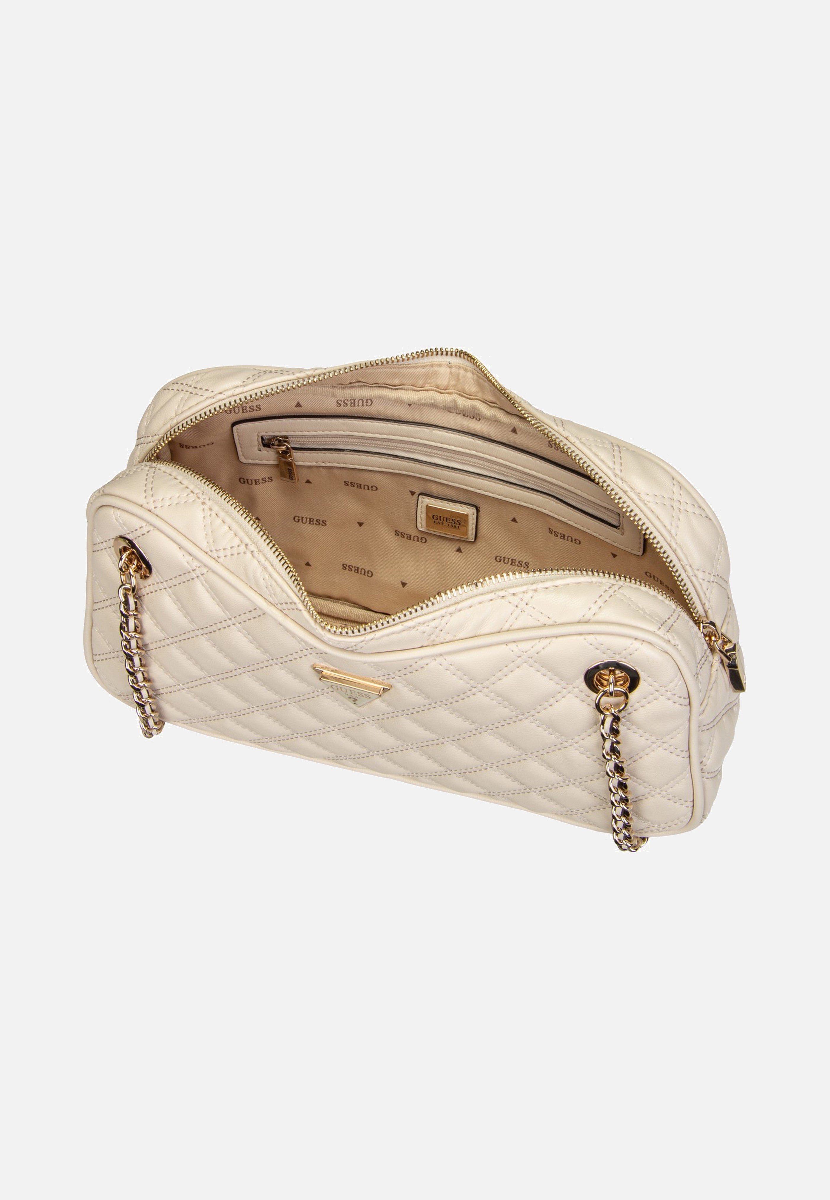 Guess Giully II Shoulder Satchel Bone Satchel