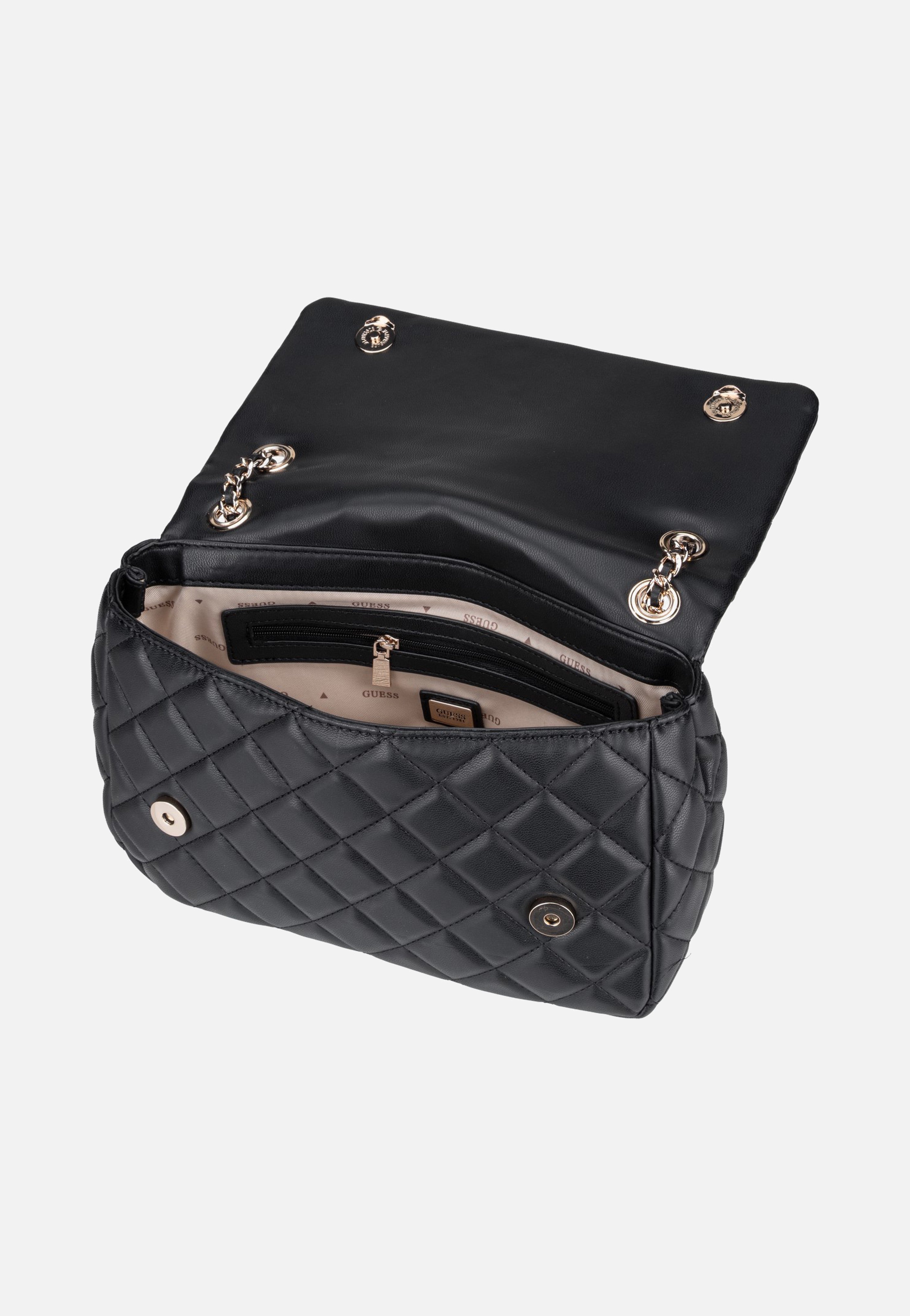 Guess Juliet Convertible Flap 56210 Black Schultertasche
