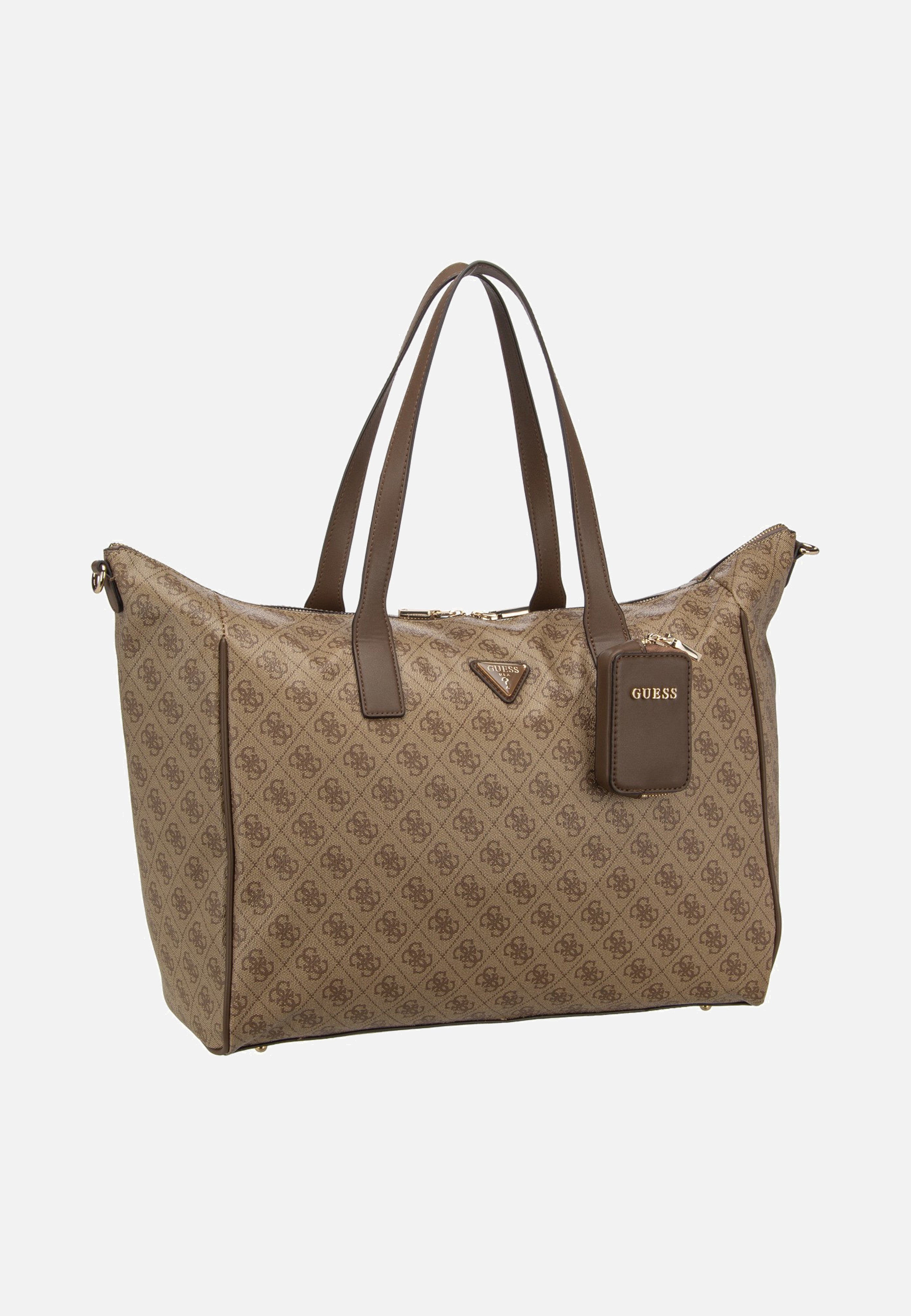 Guess Latona Carryon Large Tote Latte Logo Shopper