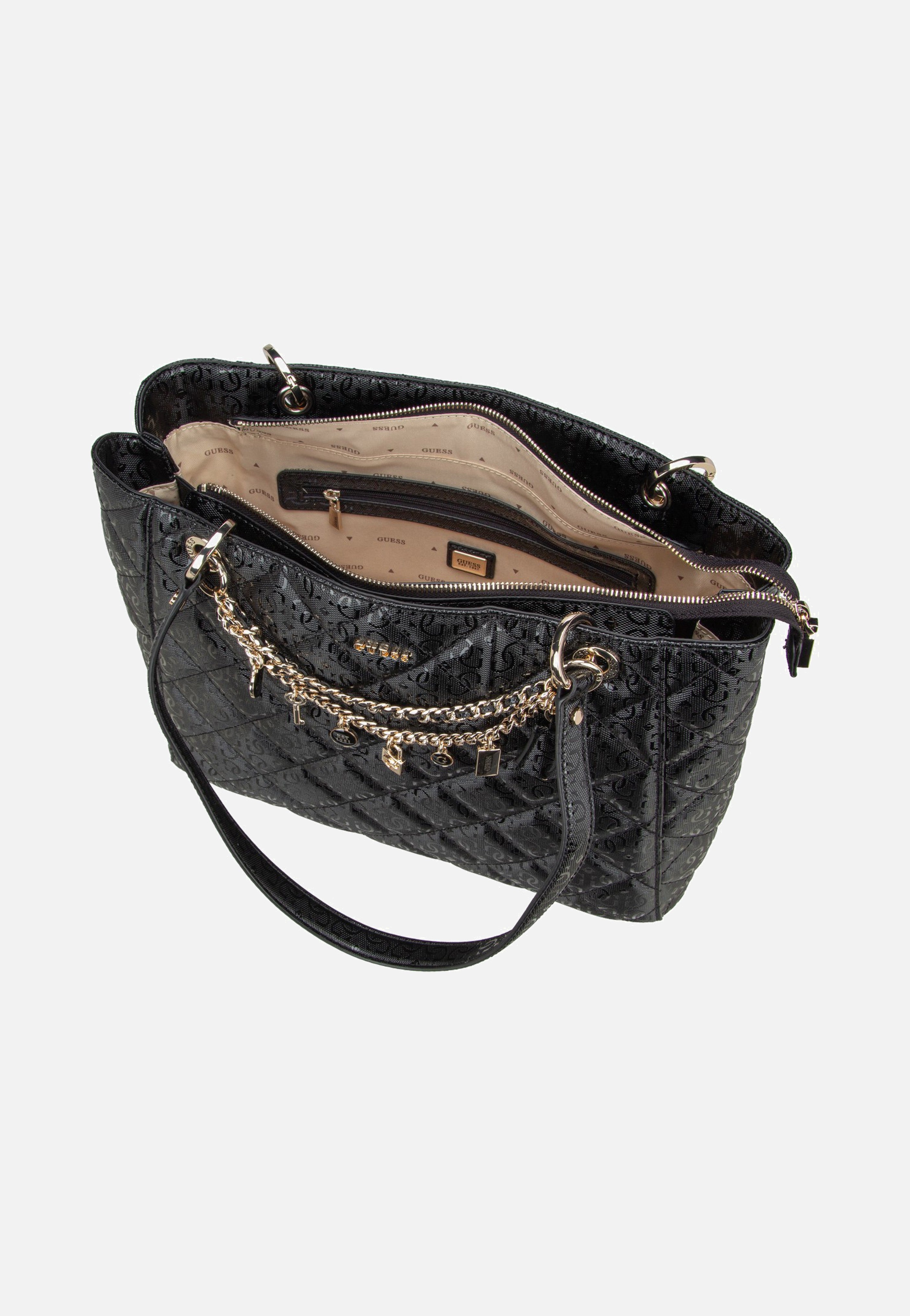 Guess Libby Noel Tote 12250 Black Tote Bag