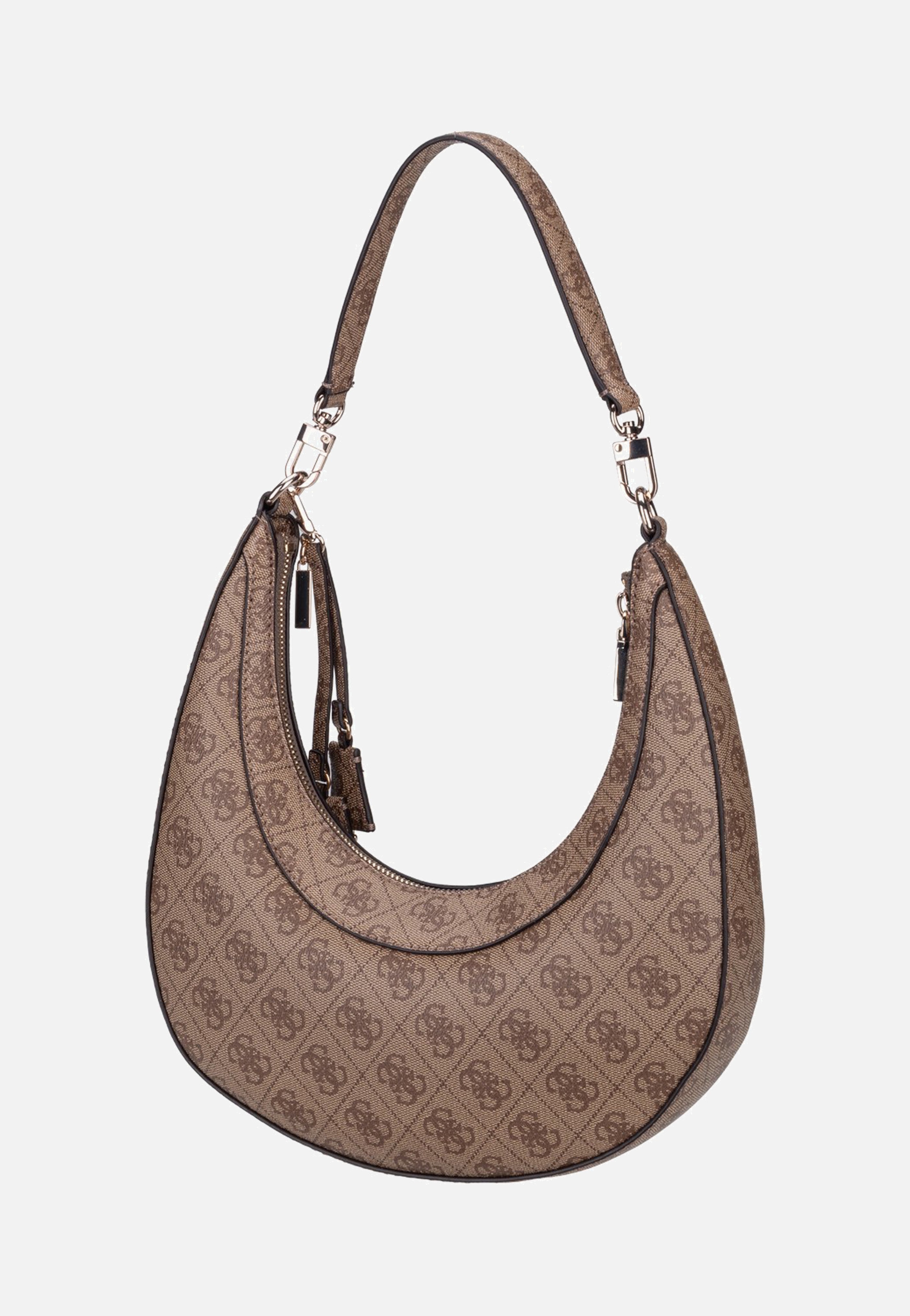 Guess Lindsey 49010 Latte Logo Hobo Bag